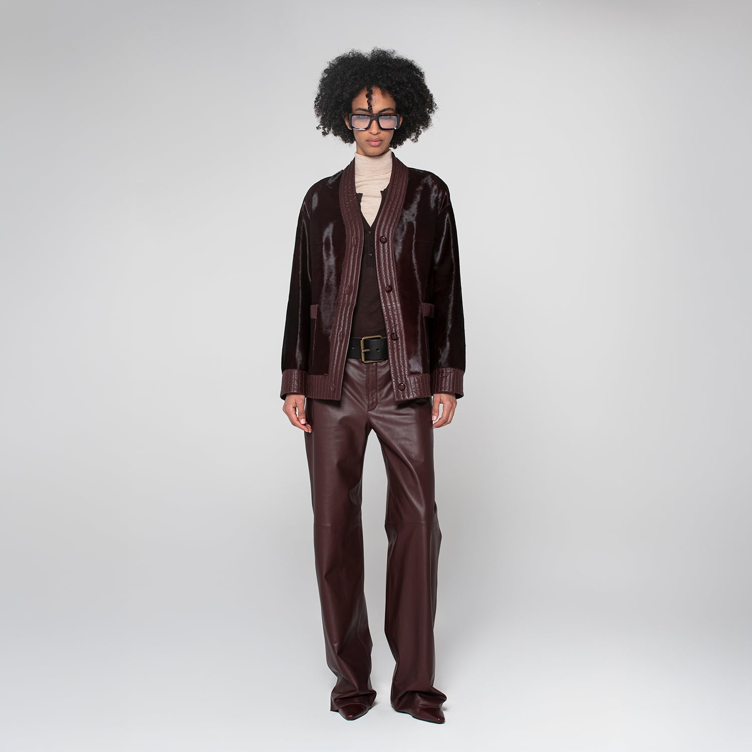 K15183 - SHEARLING CARDIGAN JACKET