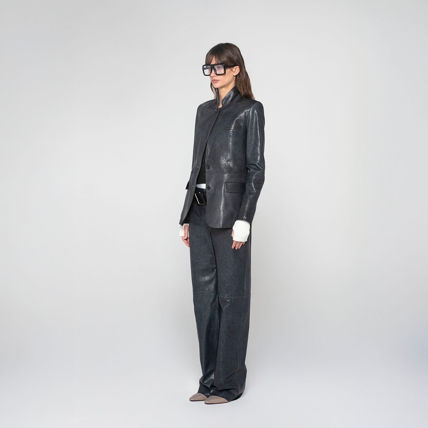 K15191 - LEATHER CLASSIC BLAZER