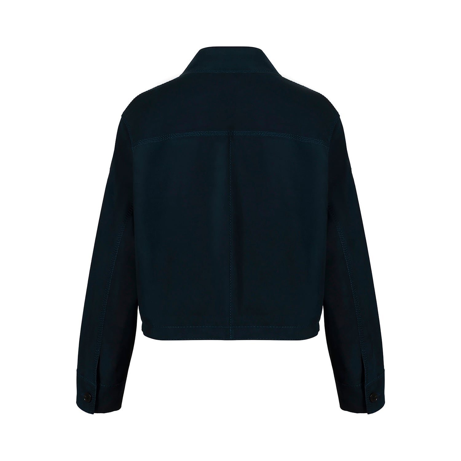 K151921 - LEATHER BOXY FIT JACKET