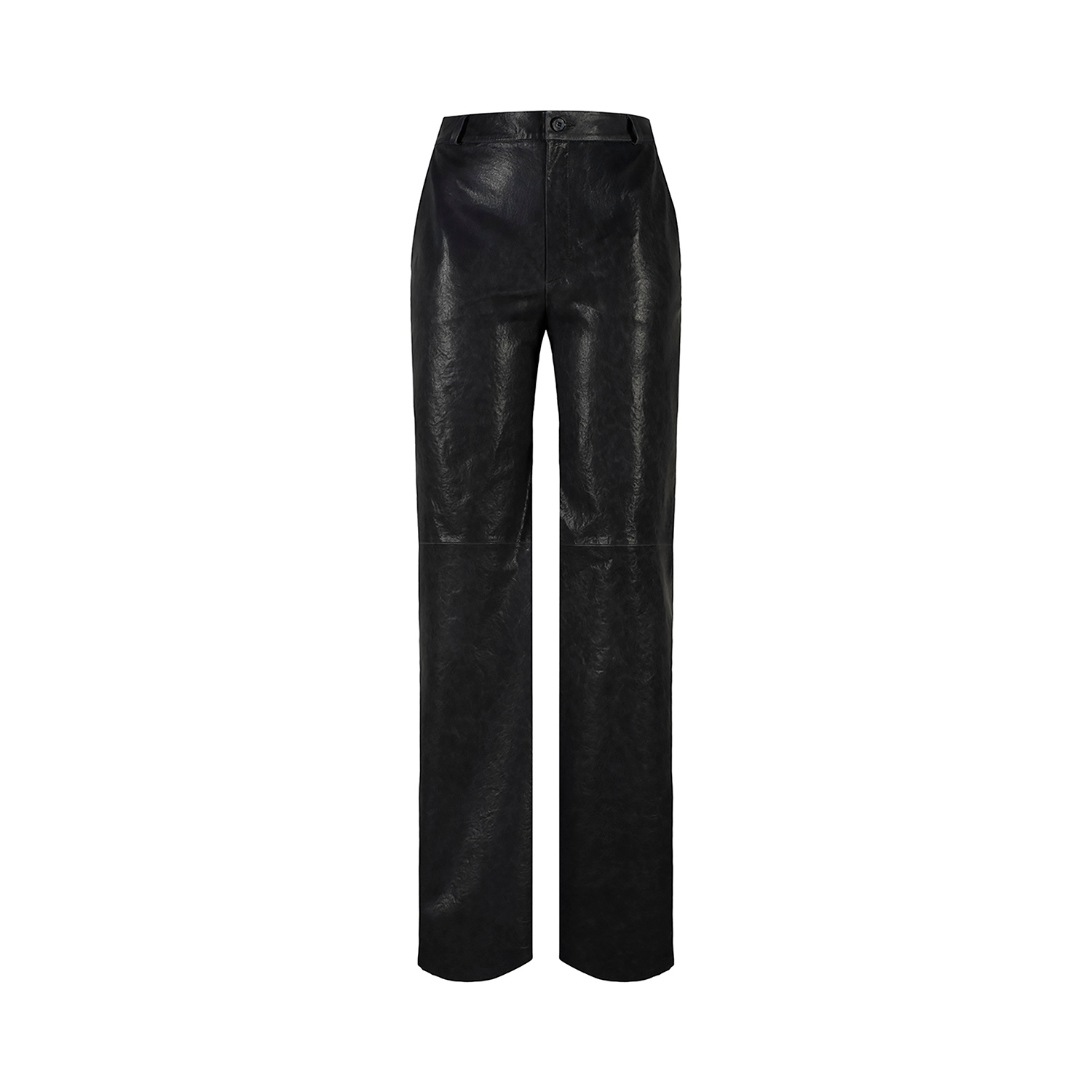 K15210 - LEATHER RELAXED FIT TROUSERS