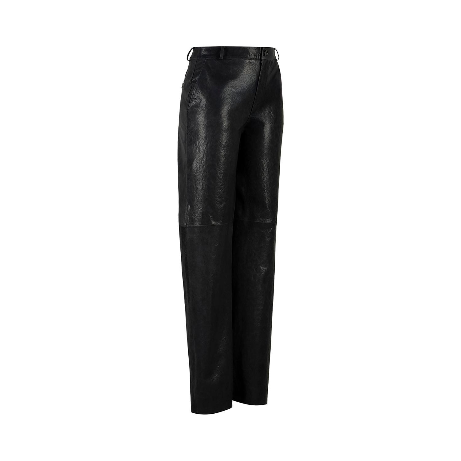K15210 - LEATHER RELAXED FIT TROUSERS