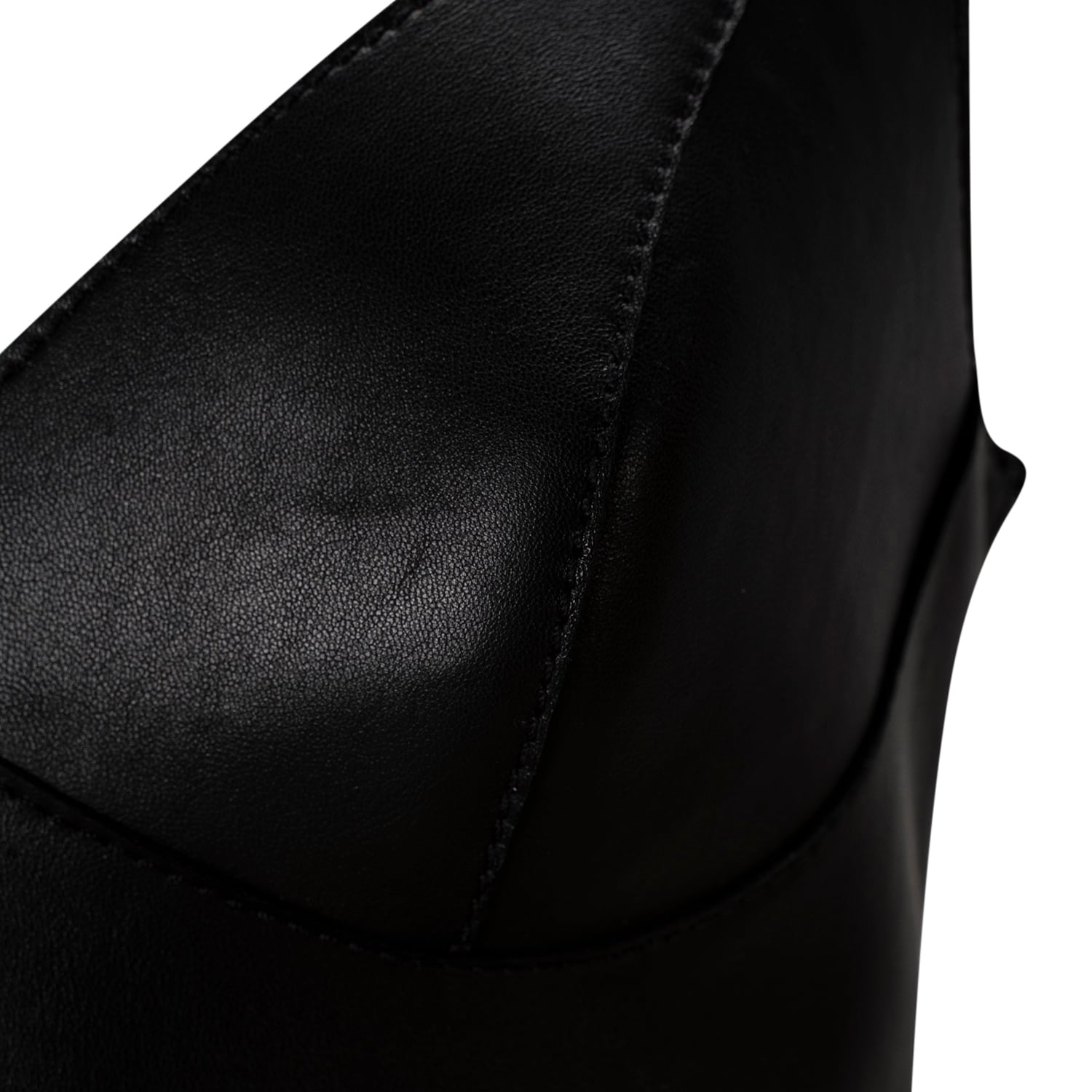 K15222 - LEATHER SKIN-TIGHT DRESS