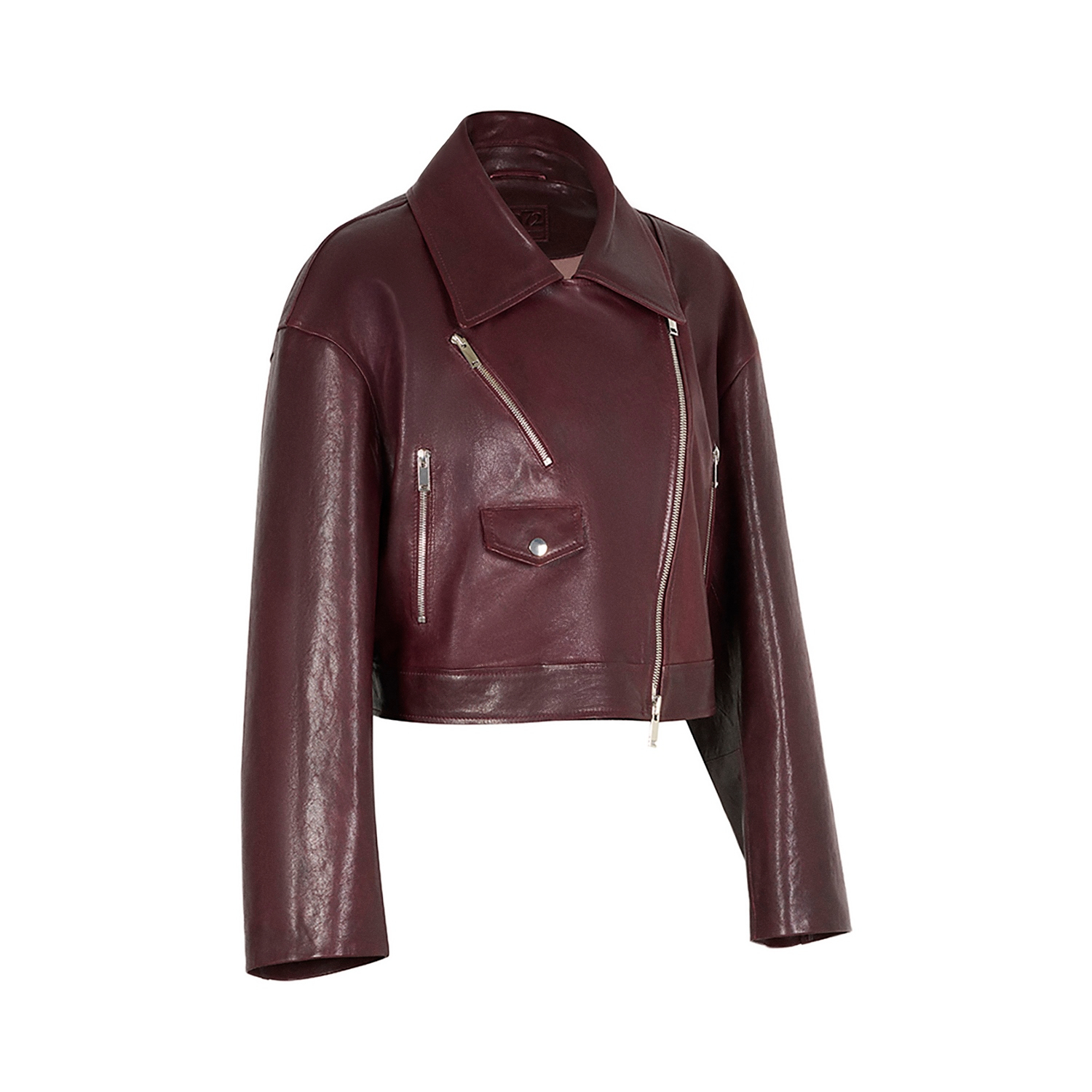 K15246 - LEATHER RELAXED FIT BIKER