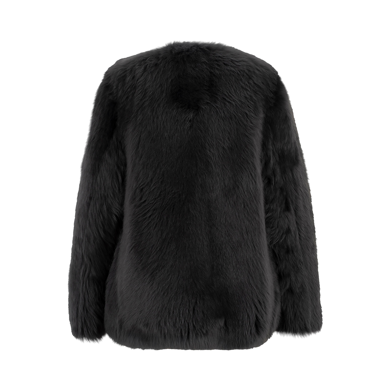 K15247 - SHEARLING ROUND NECK JACKET
