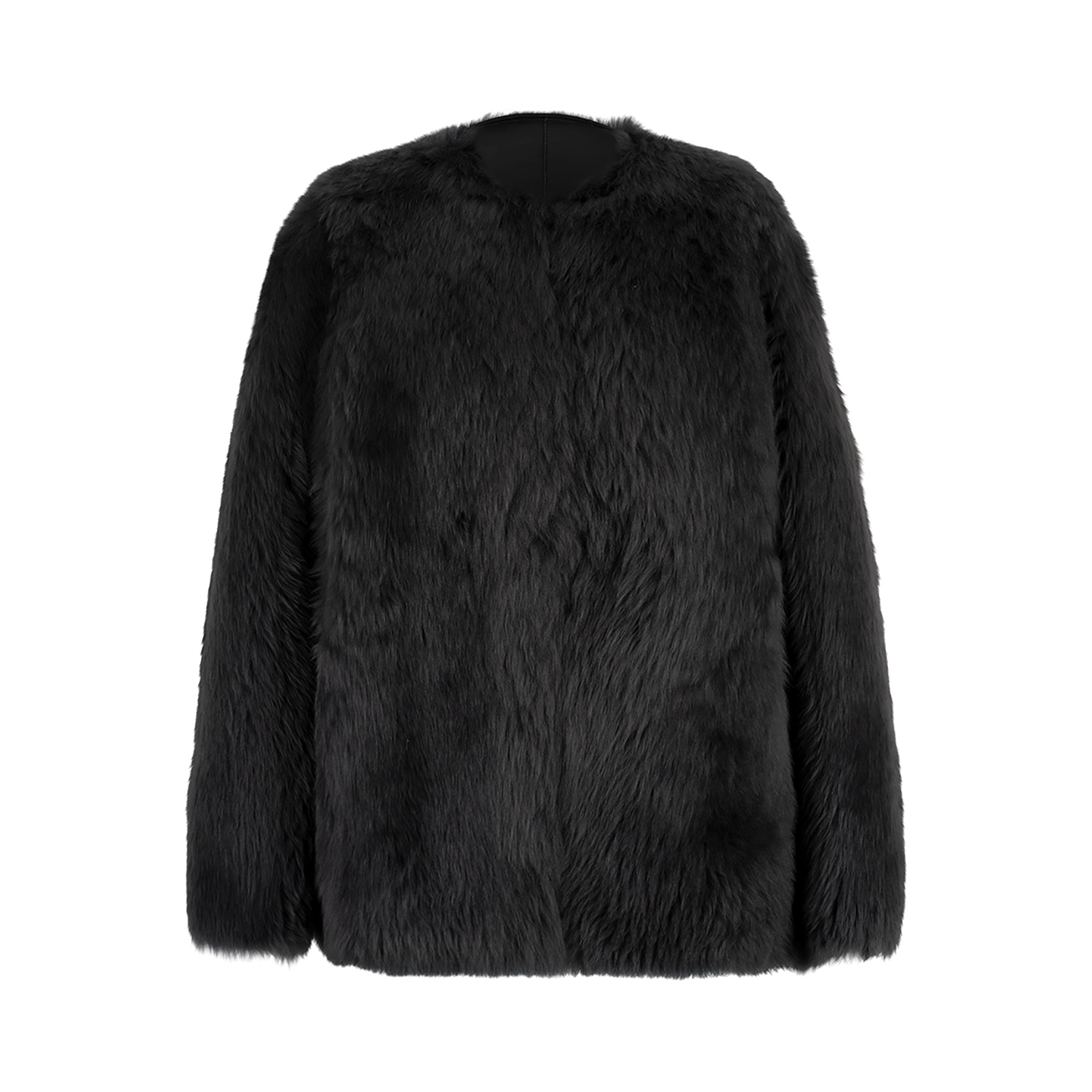 K15247 - SHEARLING ROUND NECK JACKET