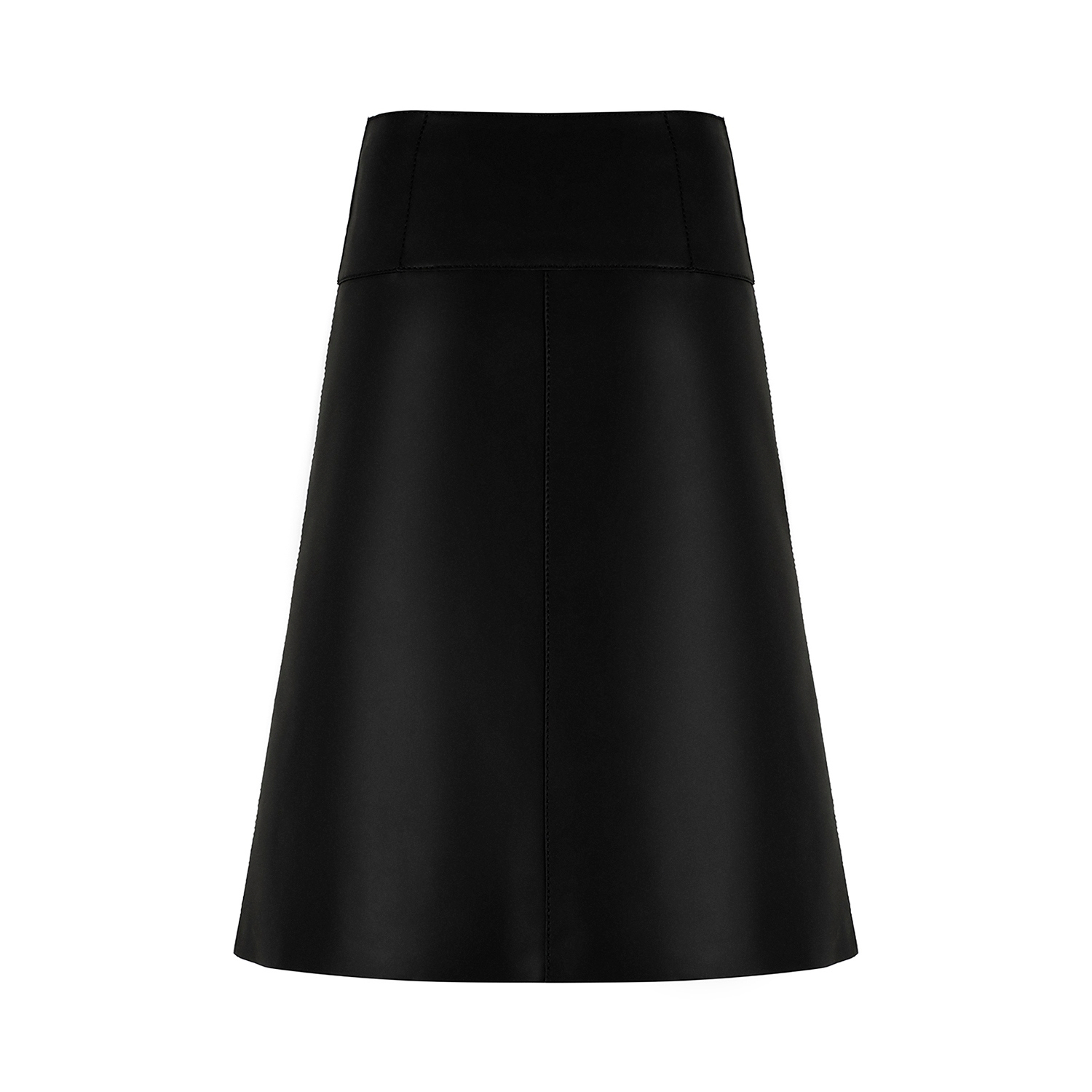 K15259 - LEATHER WRAP SKIRT