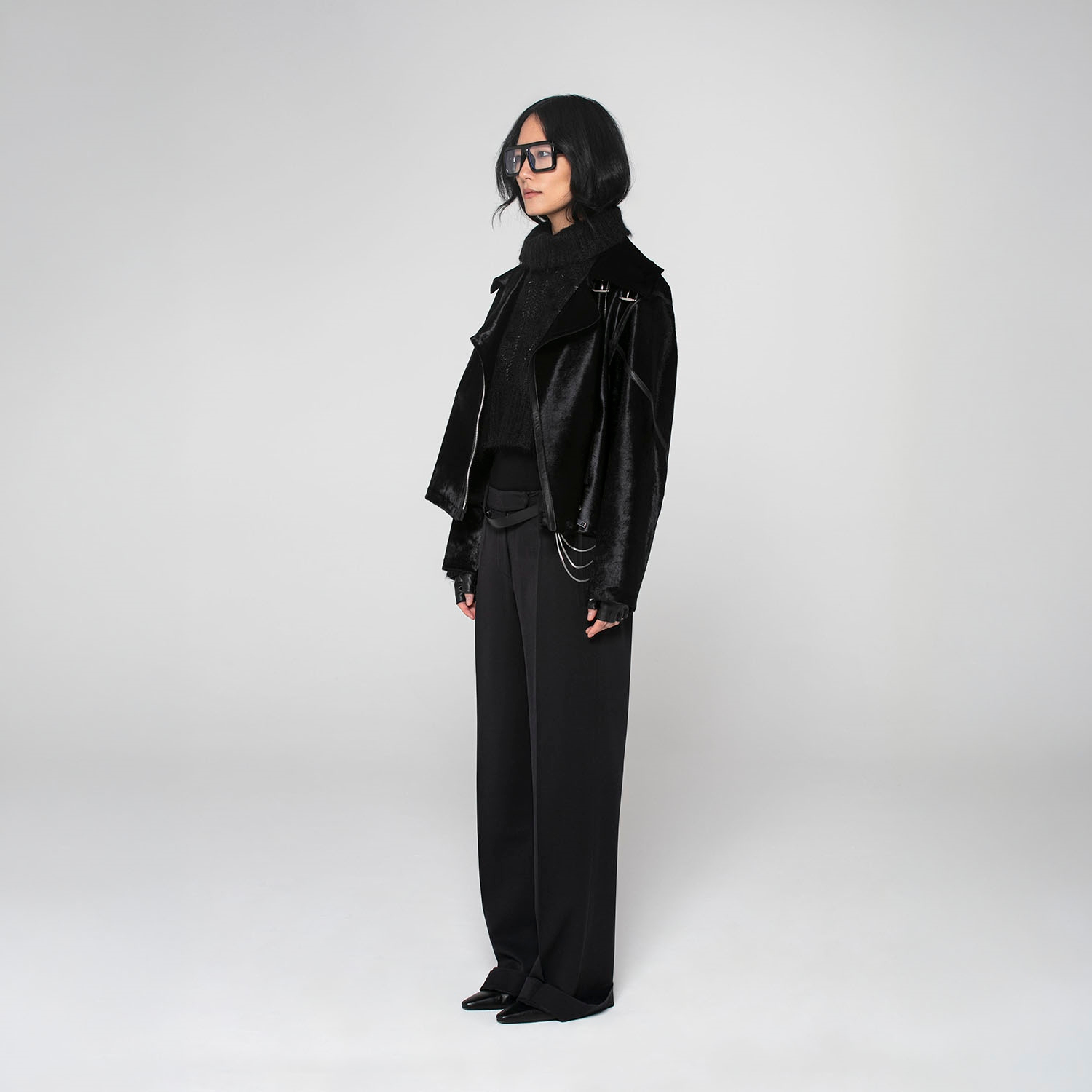K15273 - SHEARLING BIKER JACKET