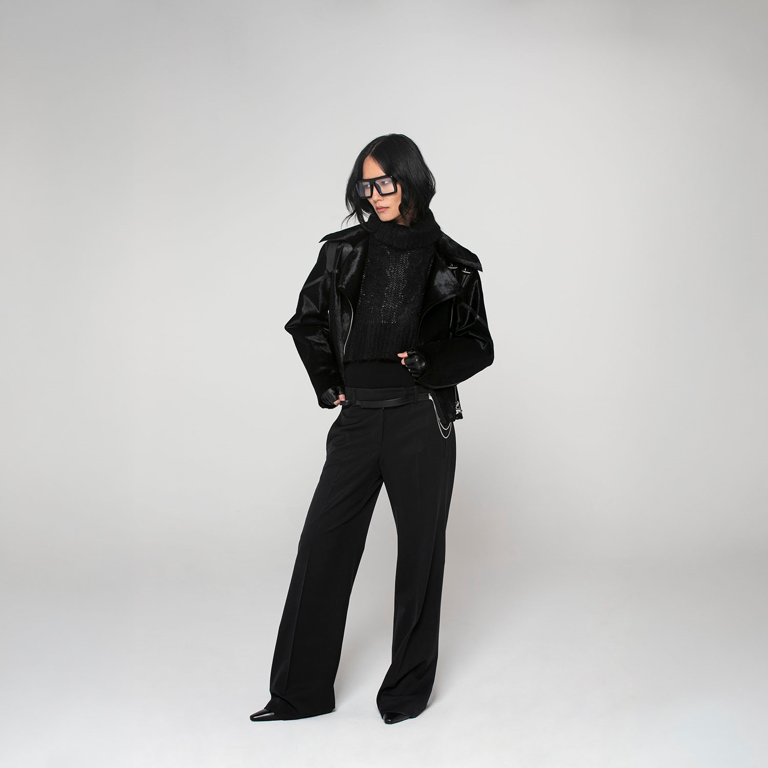 K15273 - SHEARLING BIKER JACKET