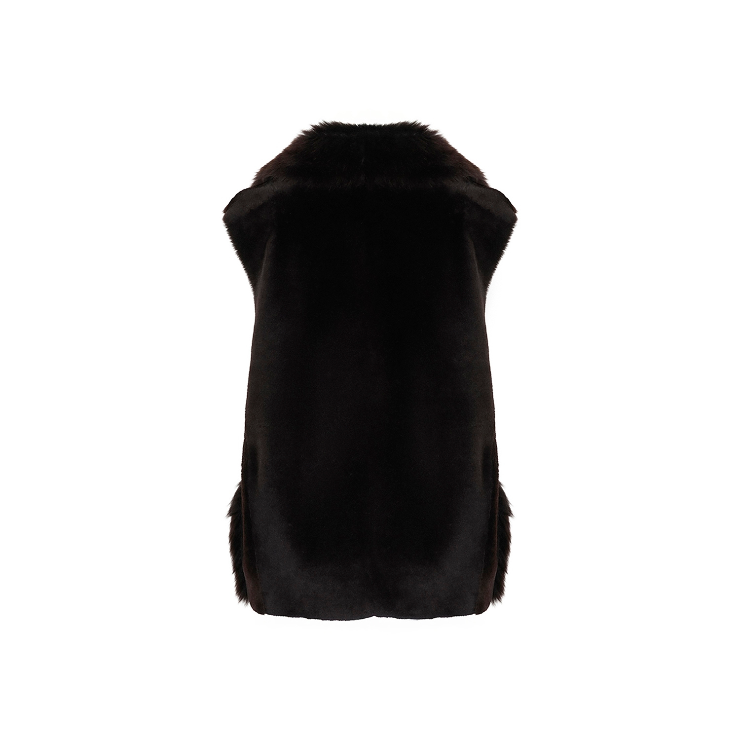 K15276 - SHEARLING ROUNDED GILET