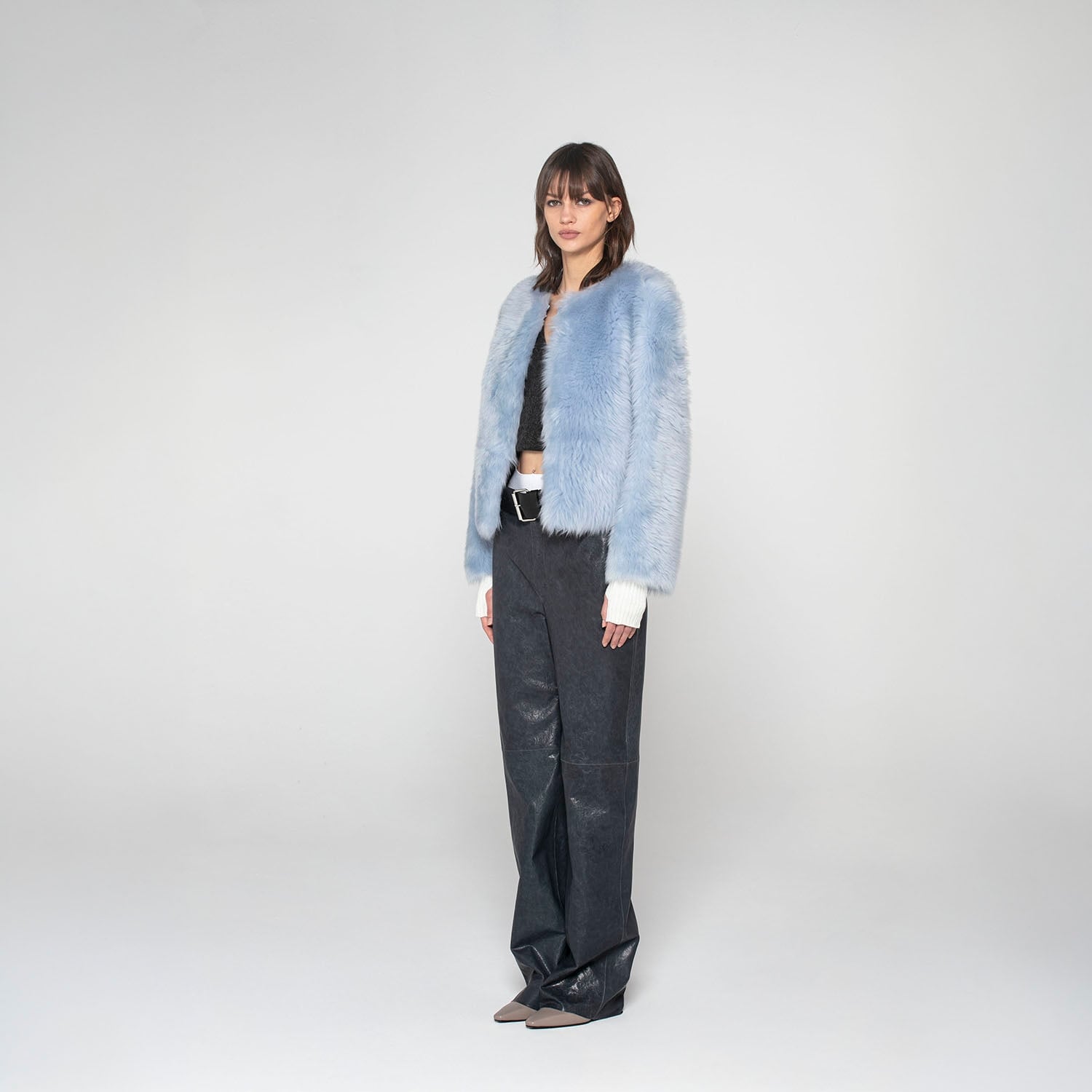 K15291 - ROUND NECK SHEARLING