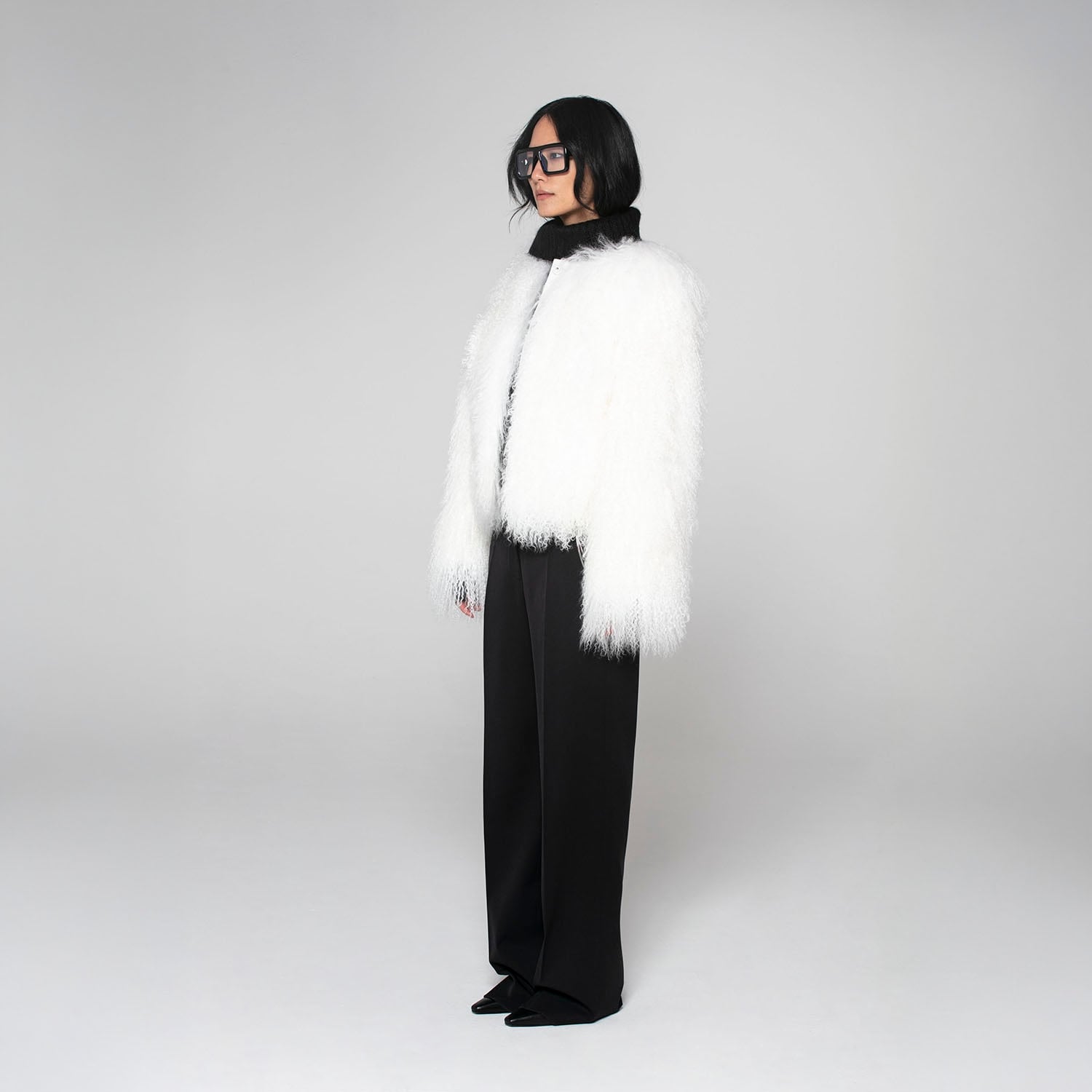 K15292 - ROUND NECK SHEARLING 