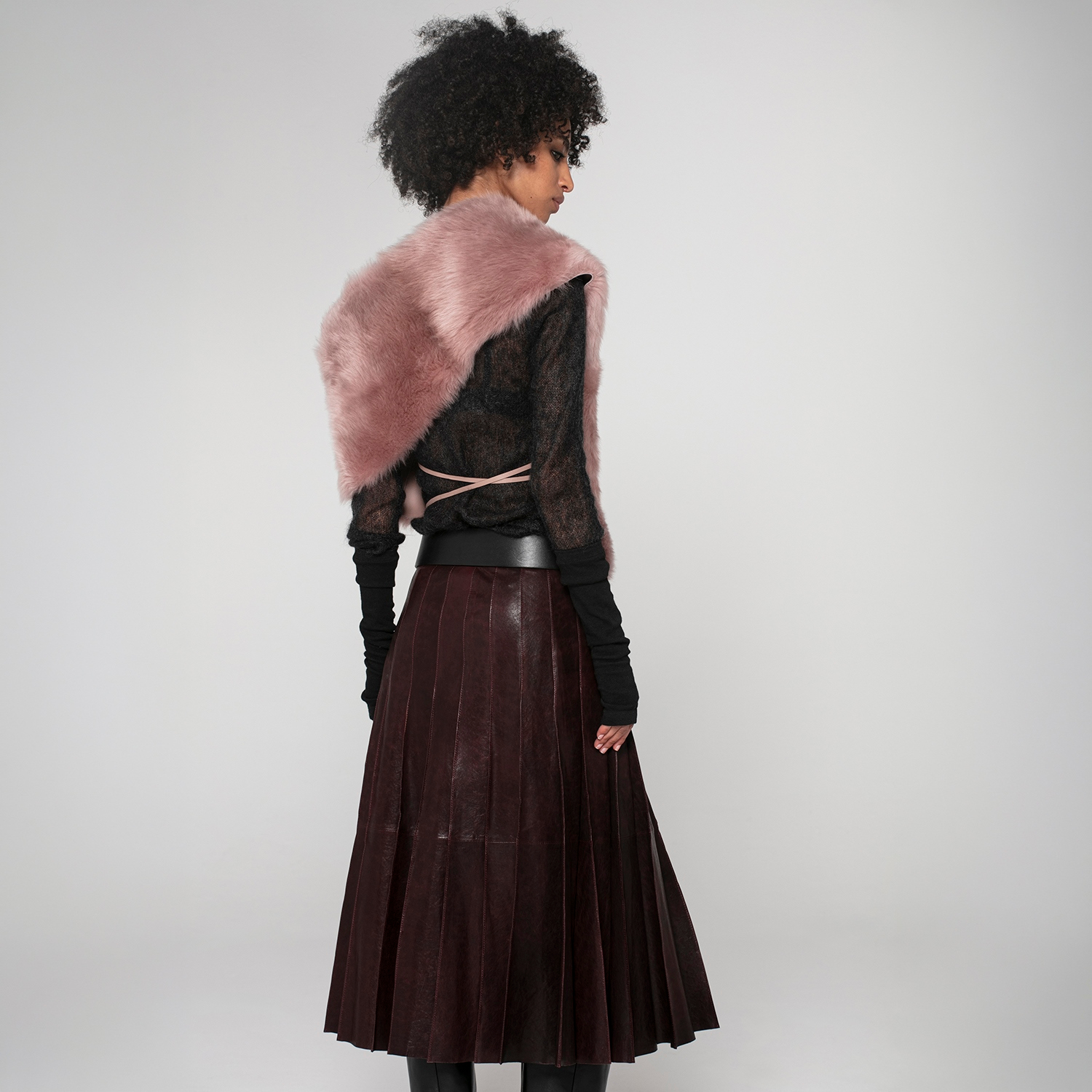 K15314-SHEARLING SHAWL