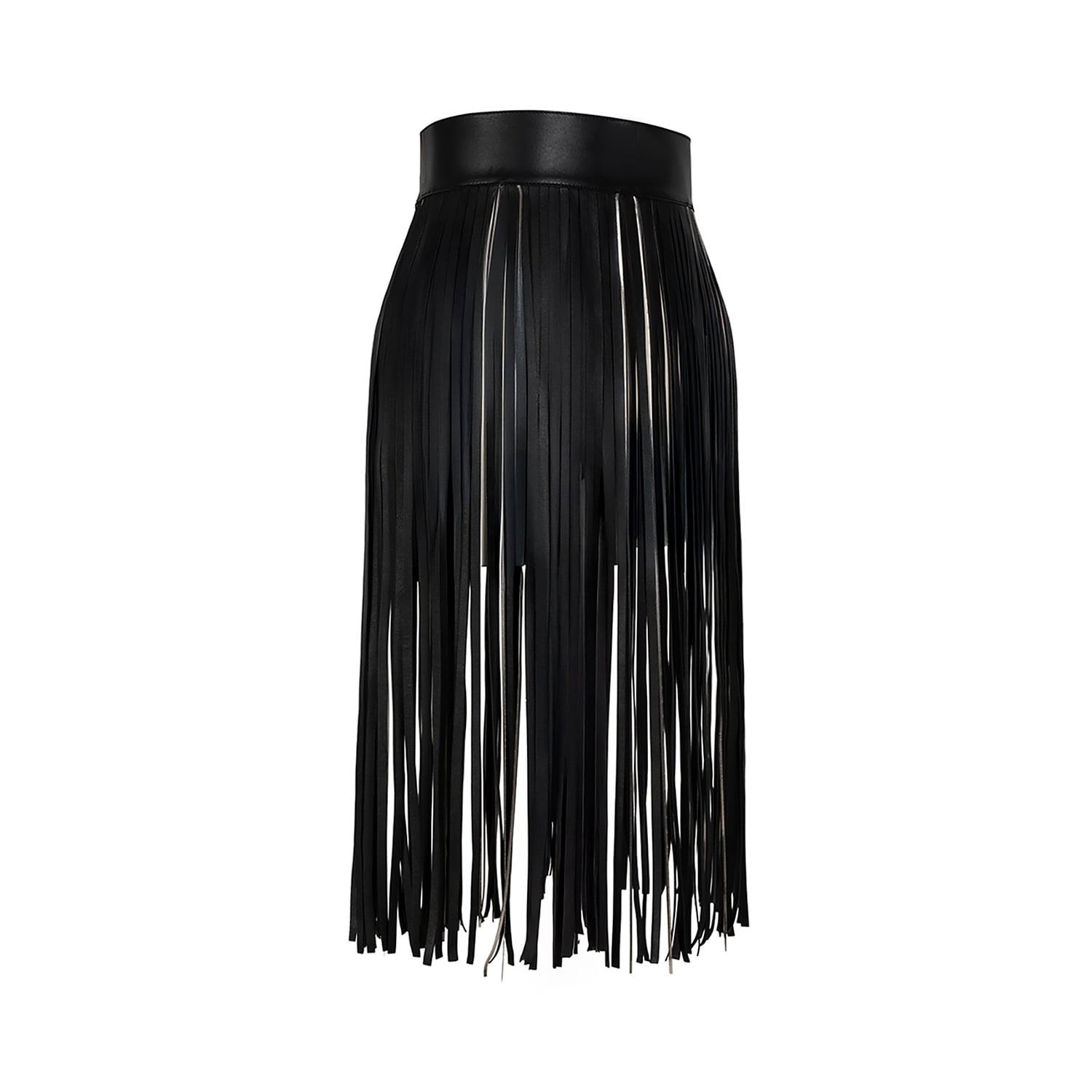 K15316- LEATHER FRINGED BELT