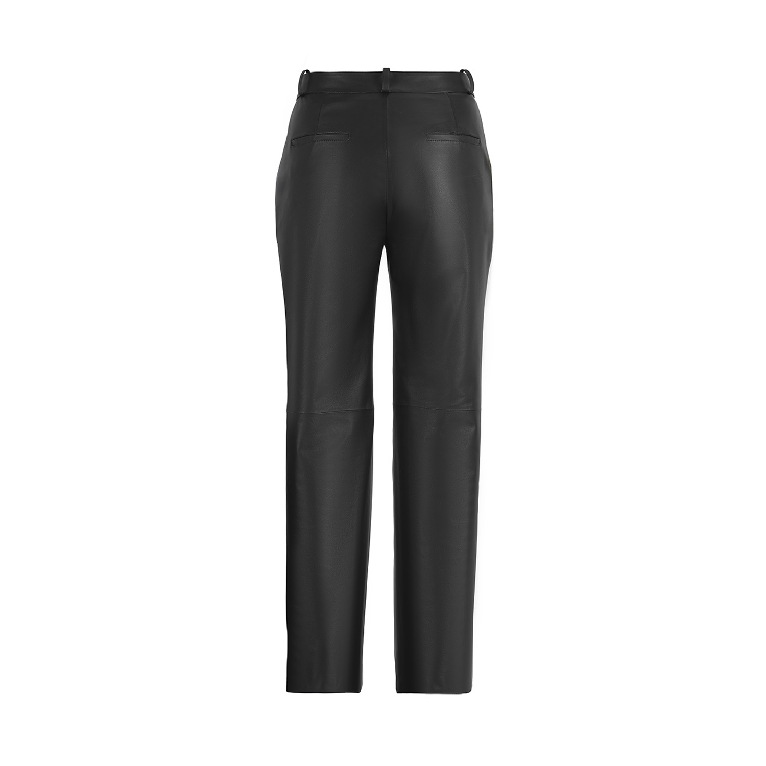 KK14844 | LEATHER RELAXED LEG PANTS