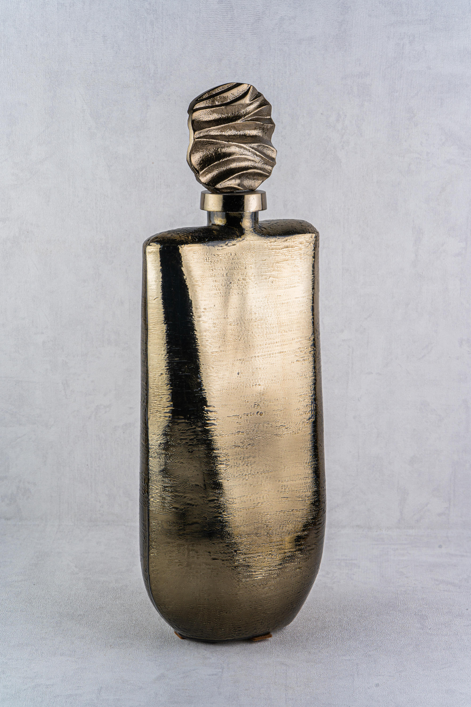DekuvaAGED BRASS LARGE GLASS BOTTLELAMEDORE 1PNC-52346AB