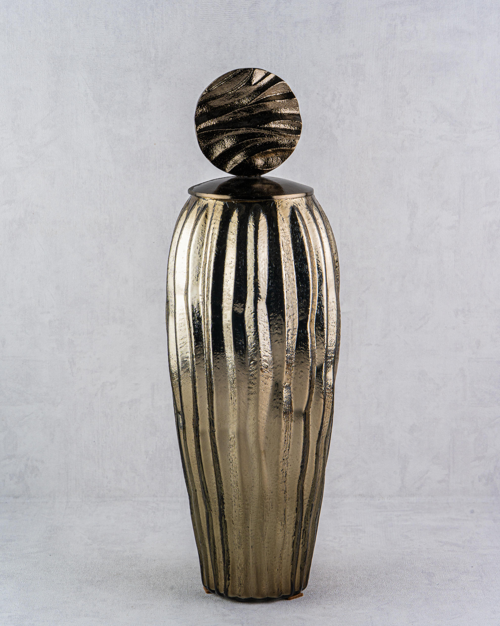 DekuvaAGED BRASS LARGE VASE BOTTLELAMEDORE 1PNC-52352AB