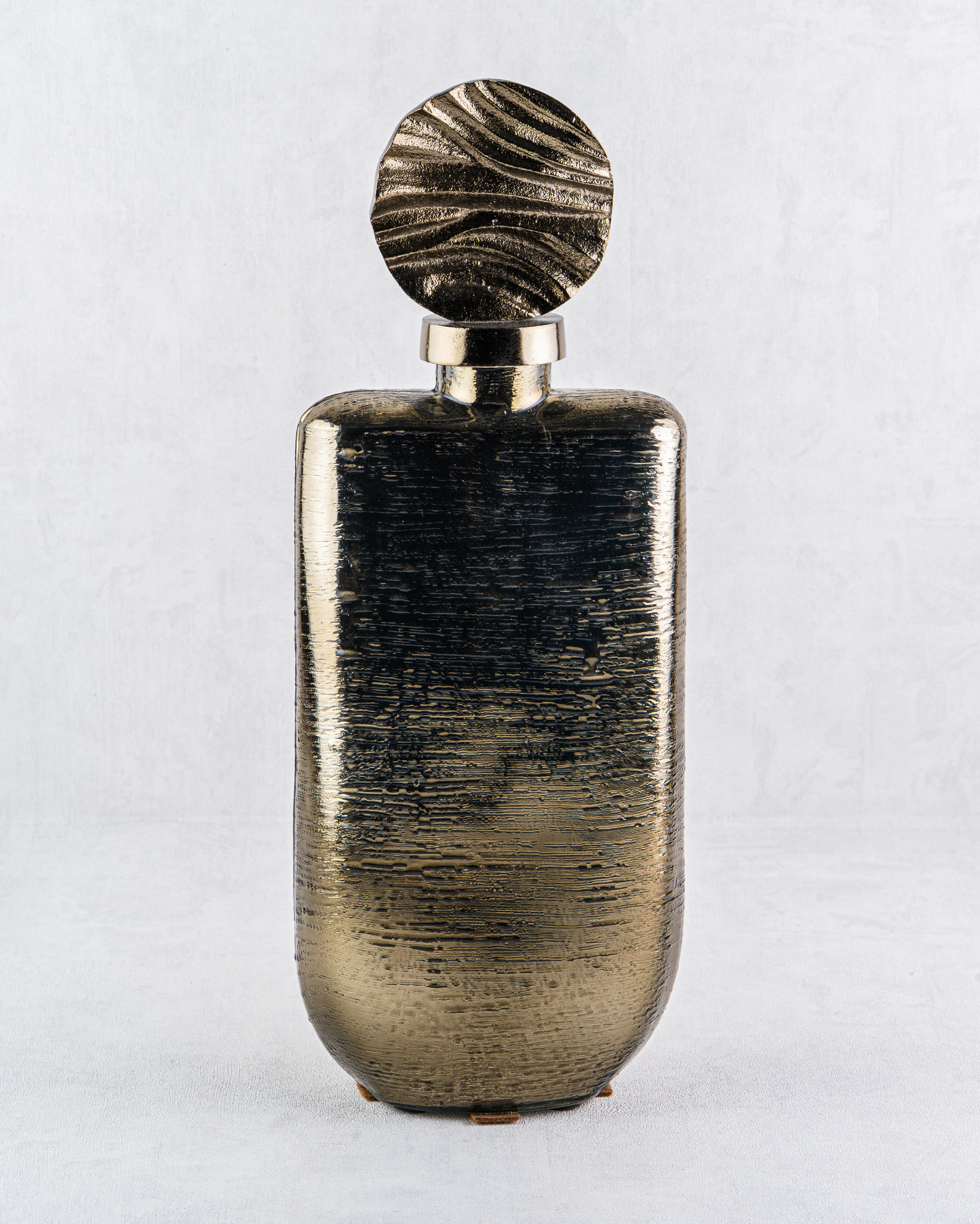 DekuvaAGED BRASS MEDIUM GLASS BOTTLELAMEDORE 1PNC-52345AB