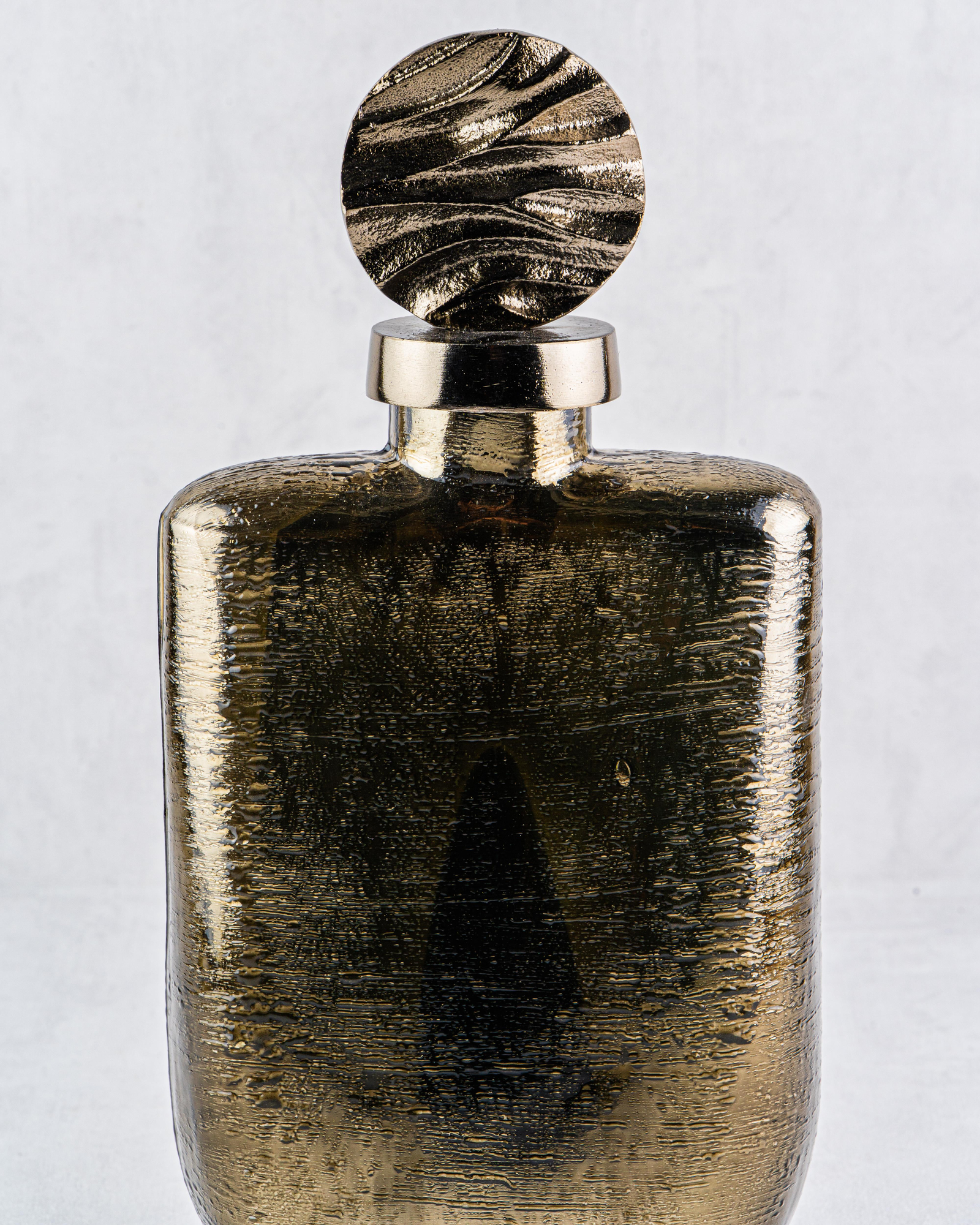 DekuvaAGED BRASS SMALL GLASS BOTTLELAMEDORE 1PNC-52344AB