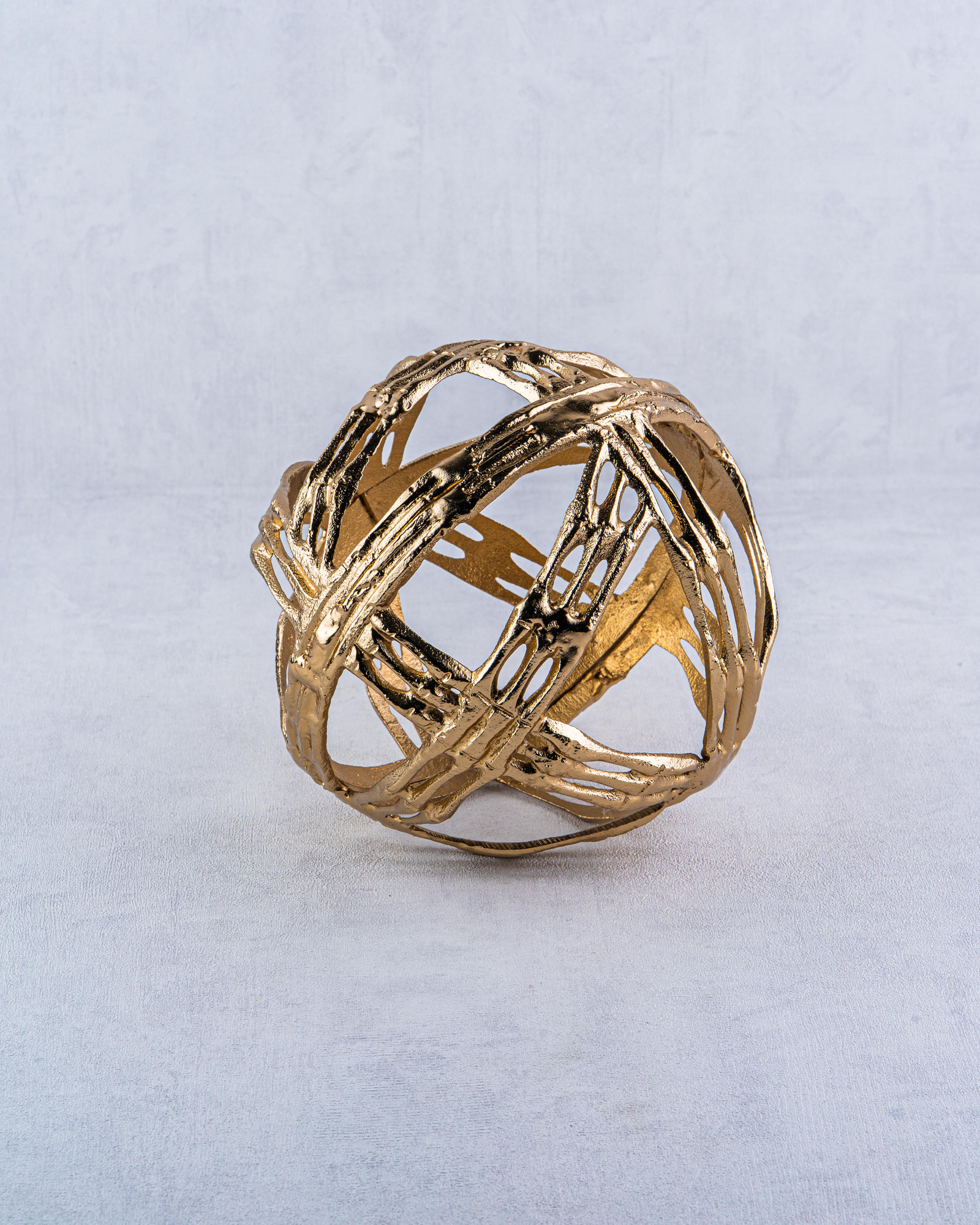 DekuvaBAMBOO GOLD DECORATIVE BALL 21CMLAMEDORE 1AL-B6643