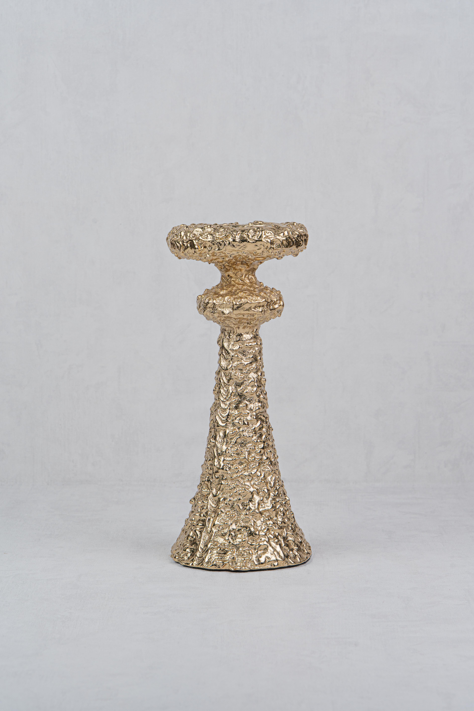 DekuvaCASTED GOLD LARGE PILLAR HOLDERLAMEDOR 1PRG-25227G