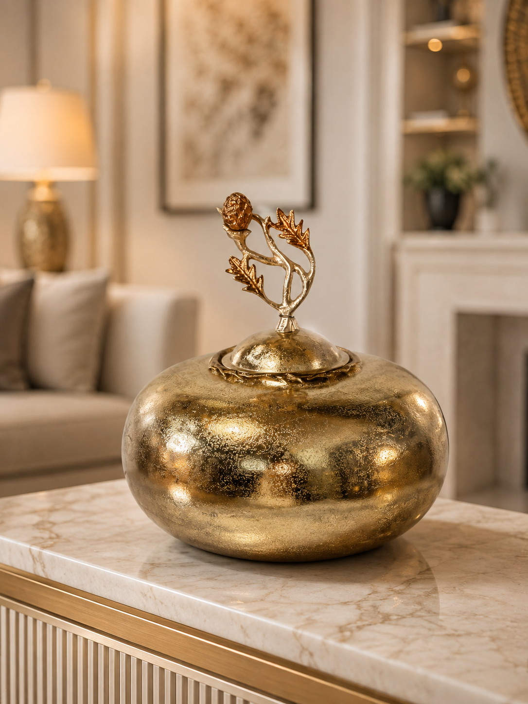 DekuvaDekuva Invee Home Küp Büyük Dekoratif Salon Aksesuarıroyal-15