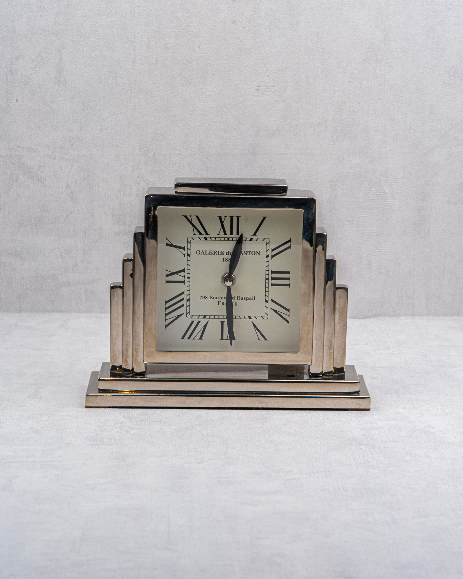 DekuvaGÜMÜŞ MASA SAATİBY SEZER CLOCK-3501