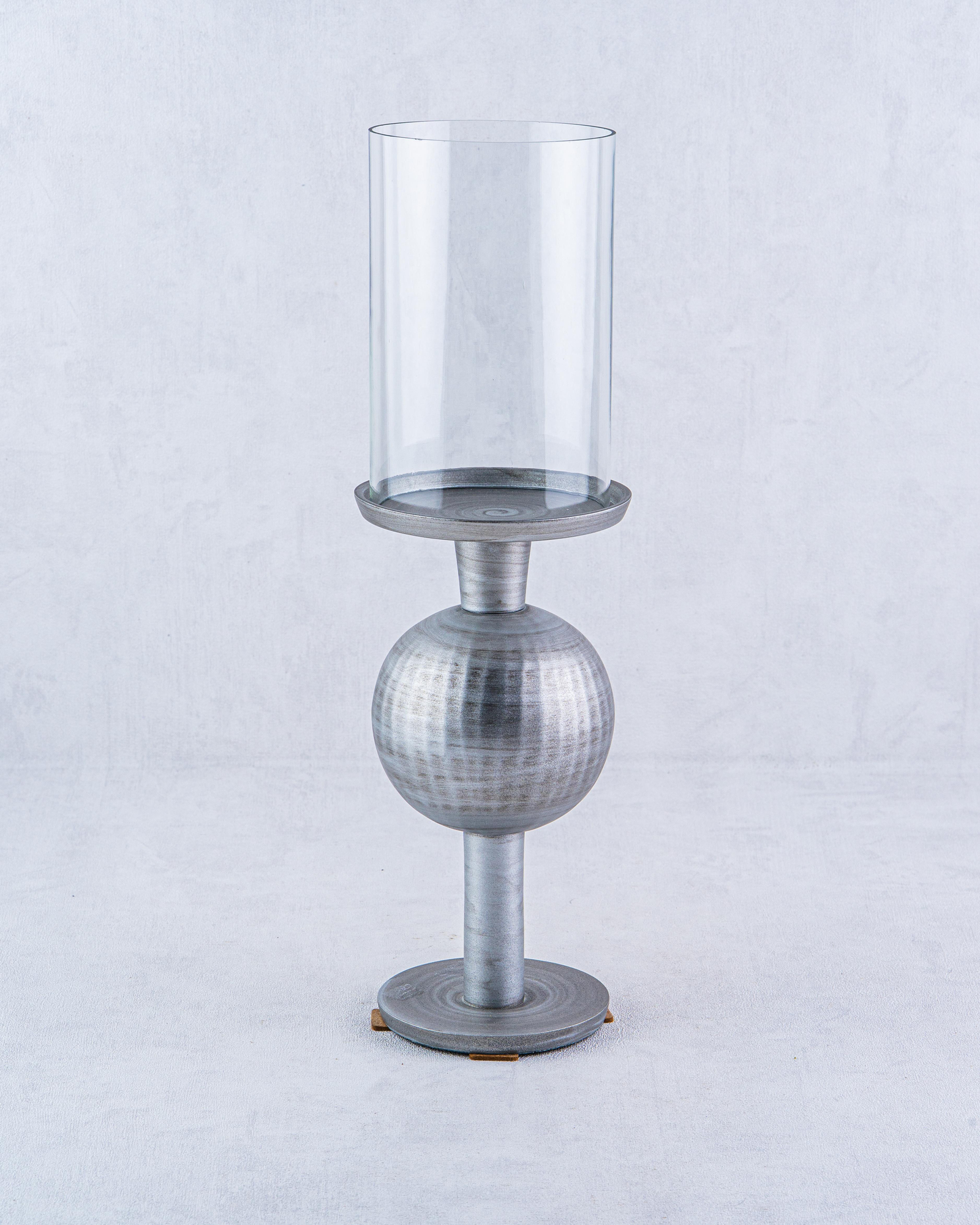 DekuvaLAMEDORE AUTUMN NICKEL LARGE PILLAR HOLDER 11*11*23LAMEDORE 1AG-048LN