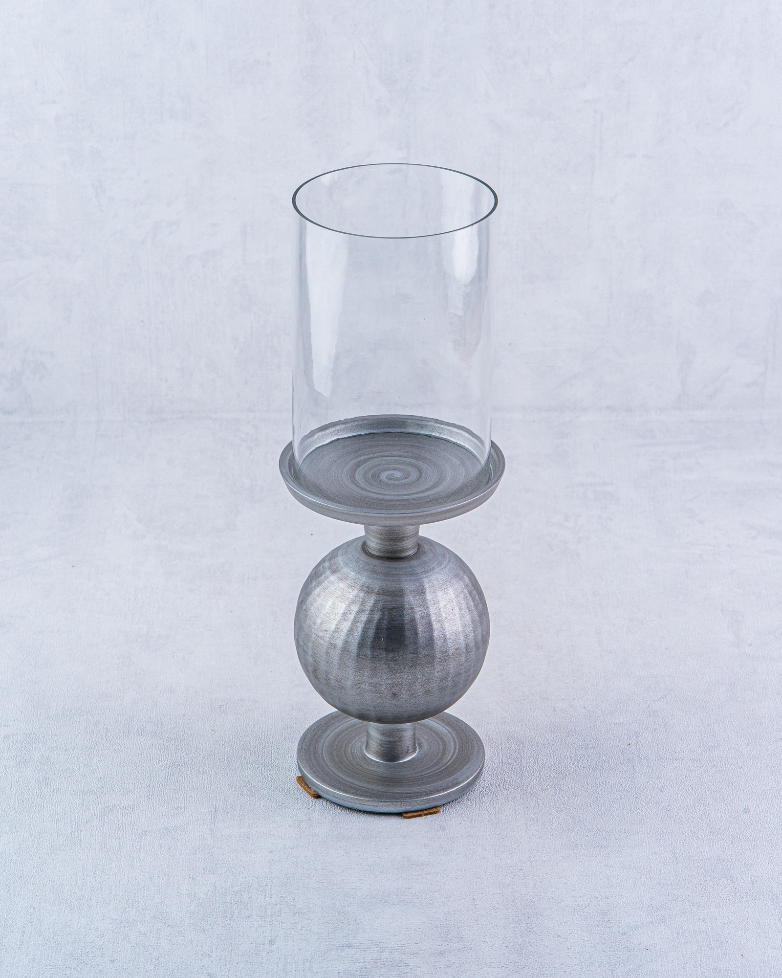 DekuvaLAMEDORE AUTUMN NICKEL SMALL PILLAR HOLDER 11*11*18LAMEDORE 1AG-048SN