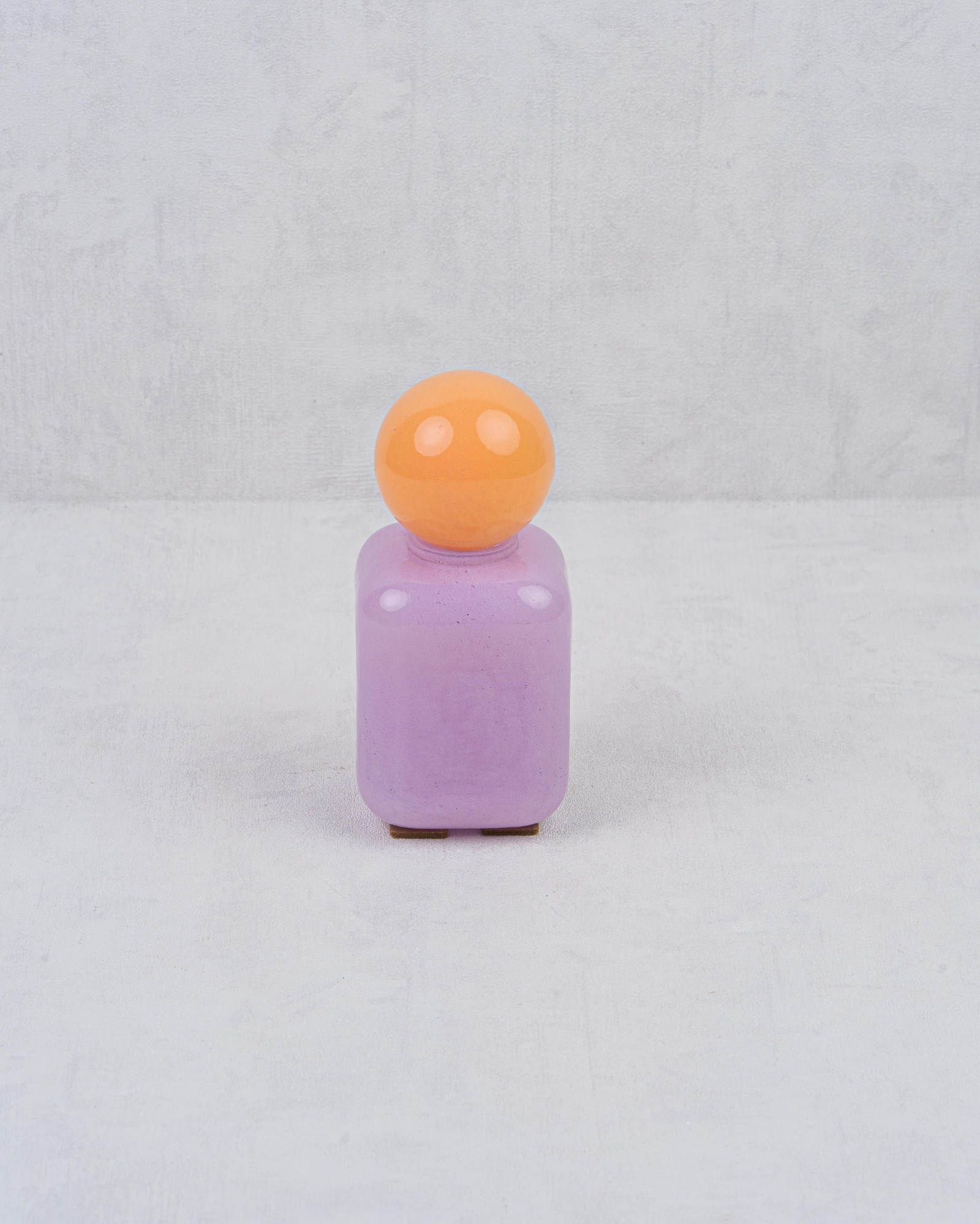 DekuvaLİLA ORANJ KAPAKLI CAM VAZOMİKASA MOOR P351.348632