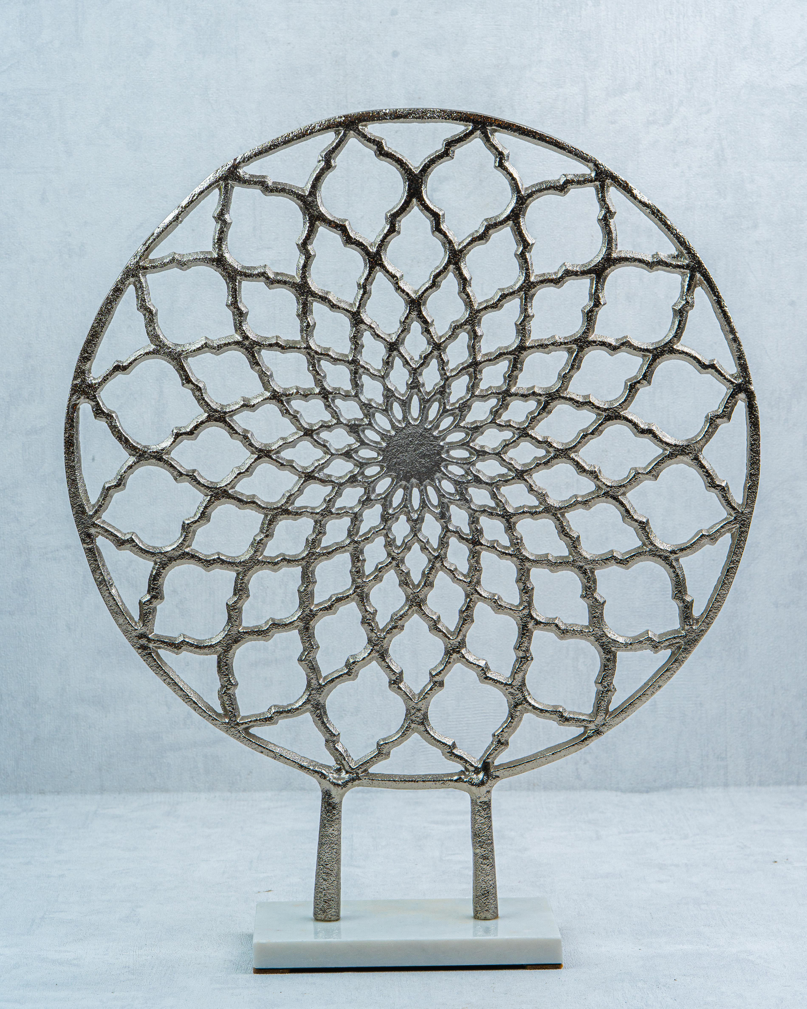 DekuvaQUAD NICKEL LARGE MARBLE BASE SCULPTURE 39*10*48CMLAMEDORE 1AL-Q6641LN