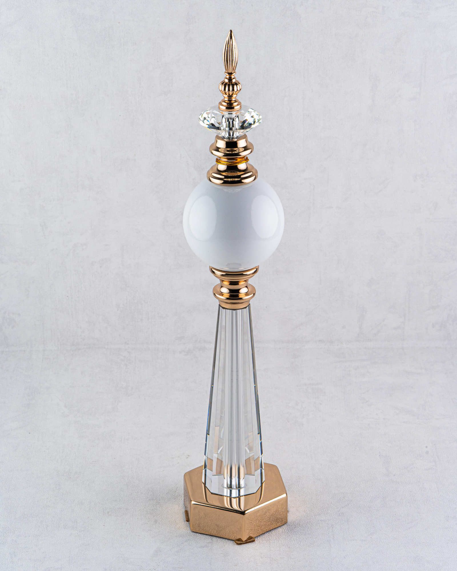 DekuvaTOWER MASA ÜSTÜ GOLD DEKOR BÜYÜKLAMEDORE 1DZ-300692G