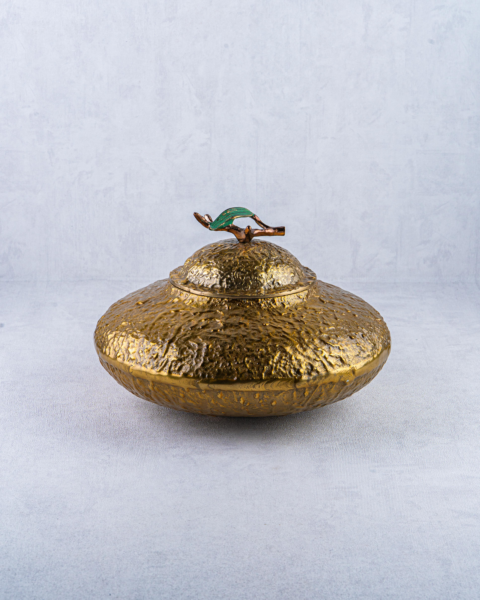 DekuvaYASSI DÖKÜM ALÜMİNYUM GOLD ESKİTME VAZOINVEE HOME NATUREL-22
