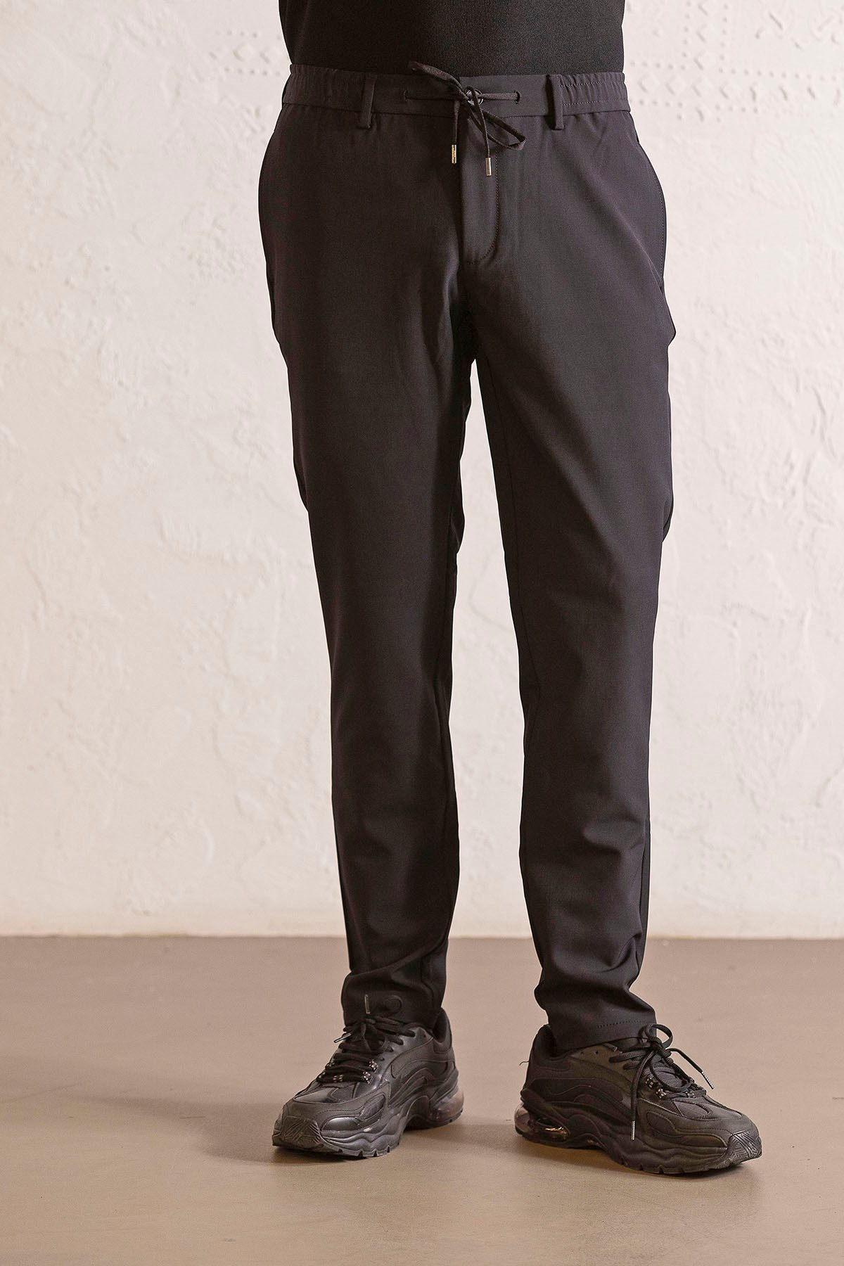 Beli Bağcıklı Jogger Erkek Pantolon
