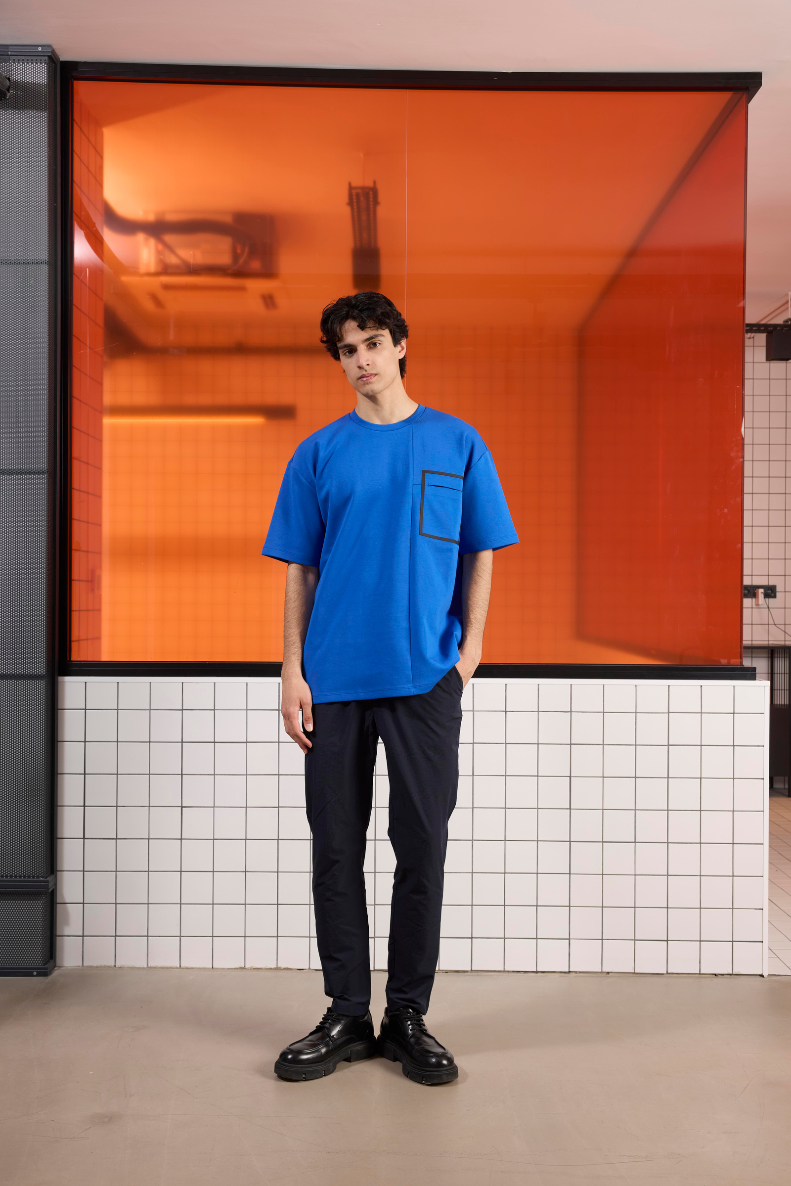 Bisiklet Yaka Oversize Erkek T-shirt