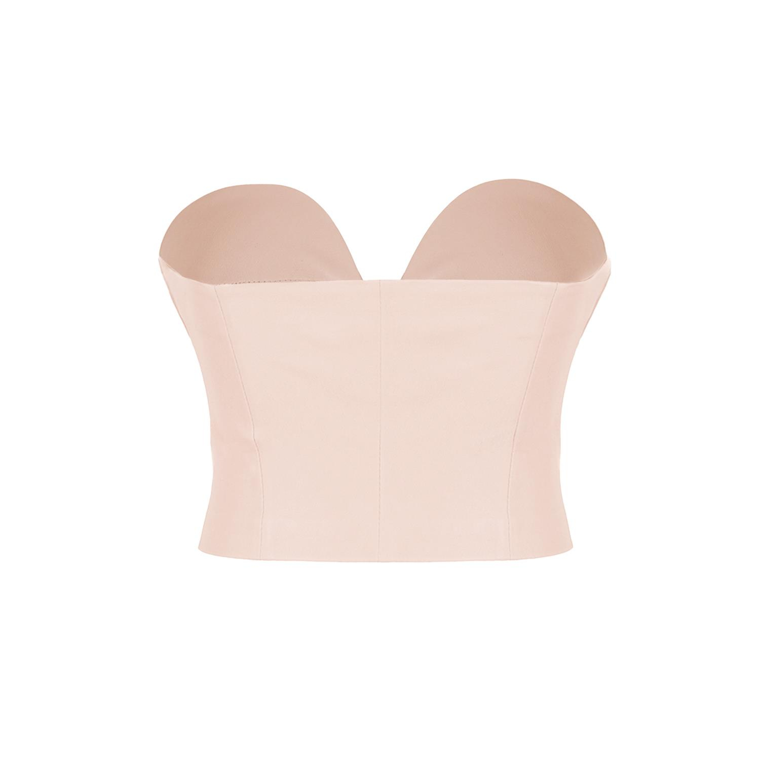 K14415 | Leather Bustier Top