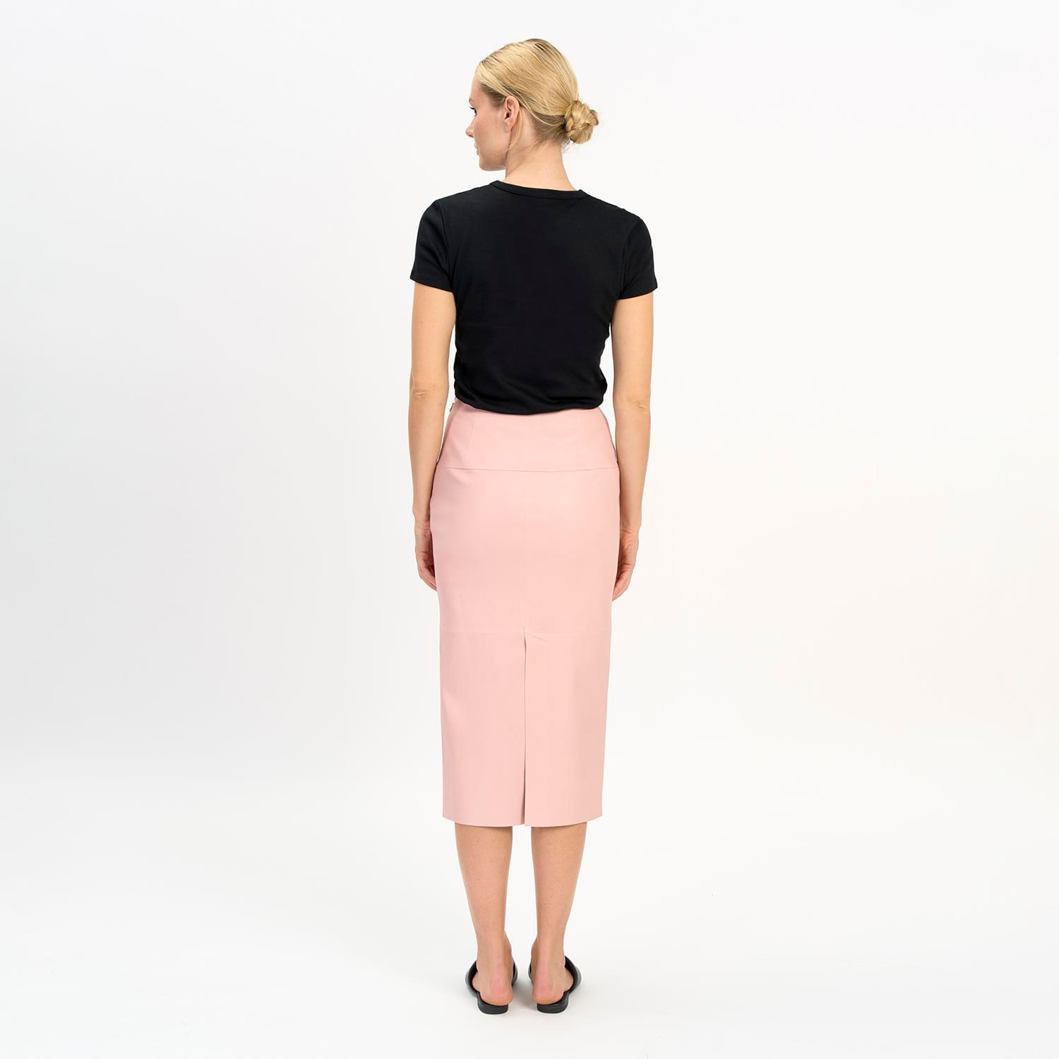 K14417 | Leather Pencil Skirt