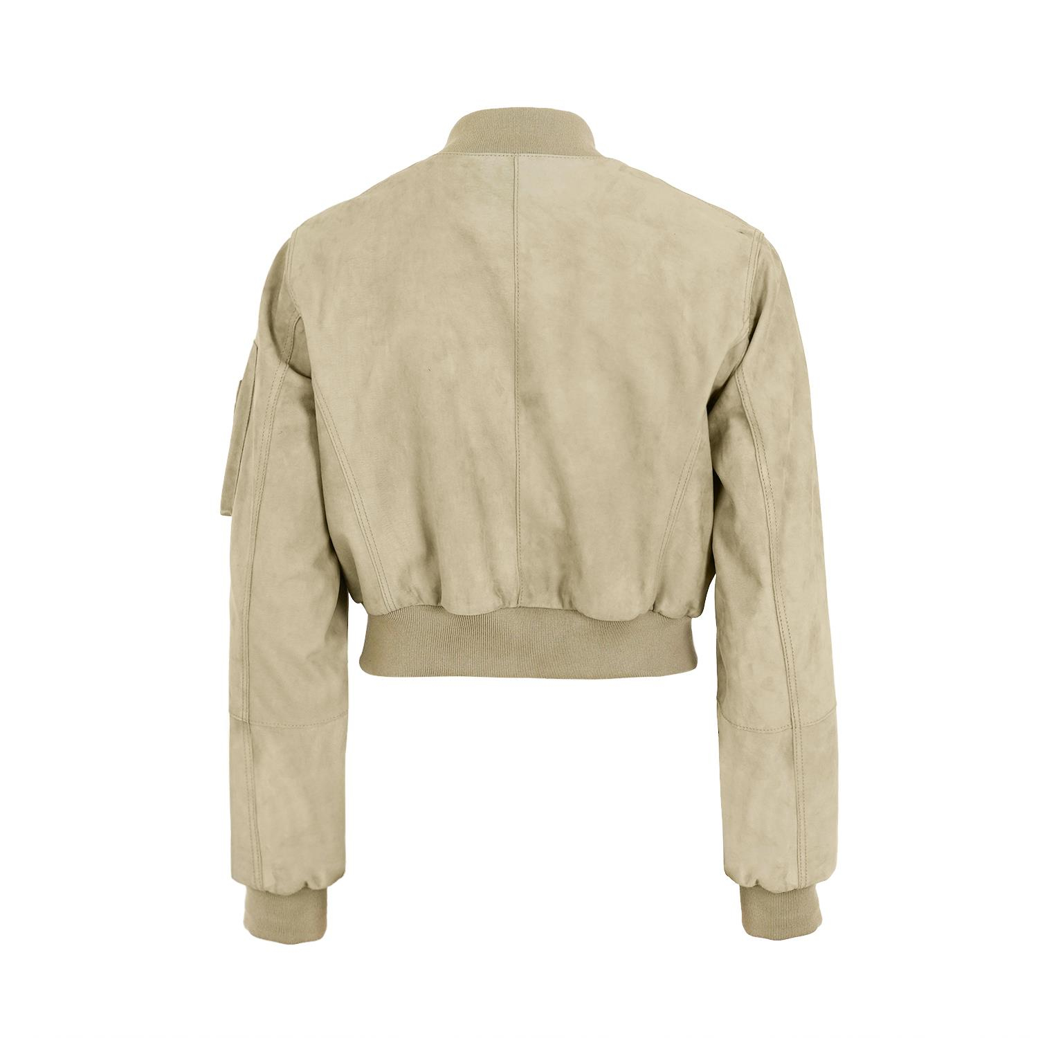 K14426 | LEATHER MINI BOMBER JACKET