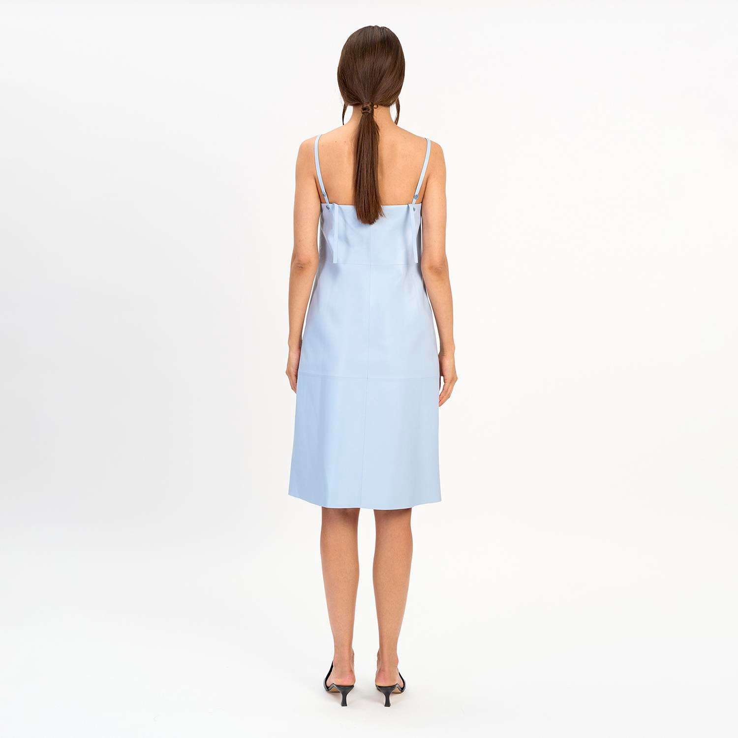 K14507 | Leather Slip Dress