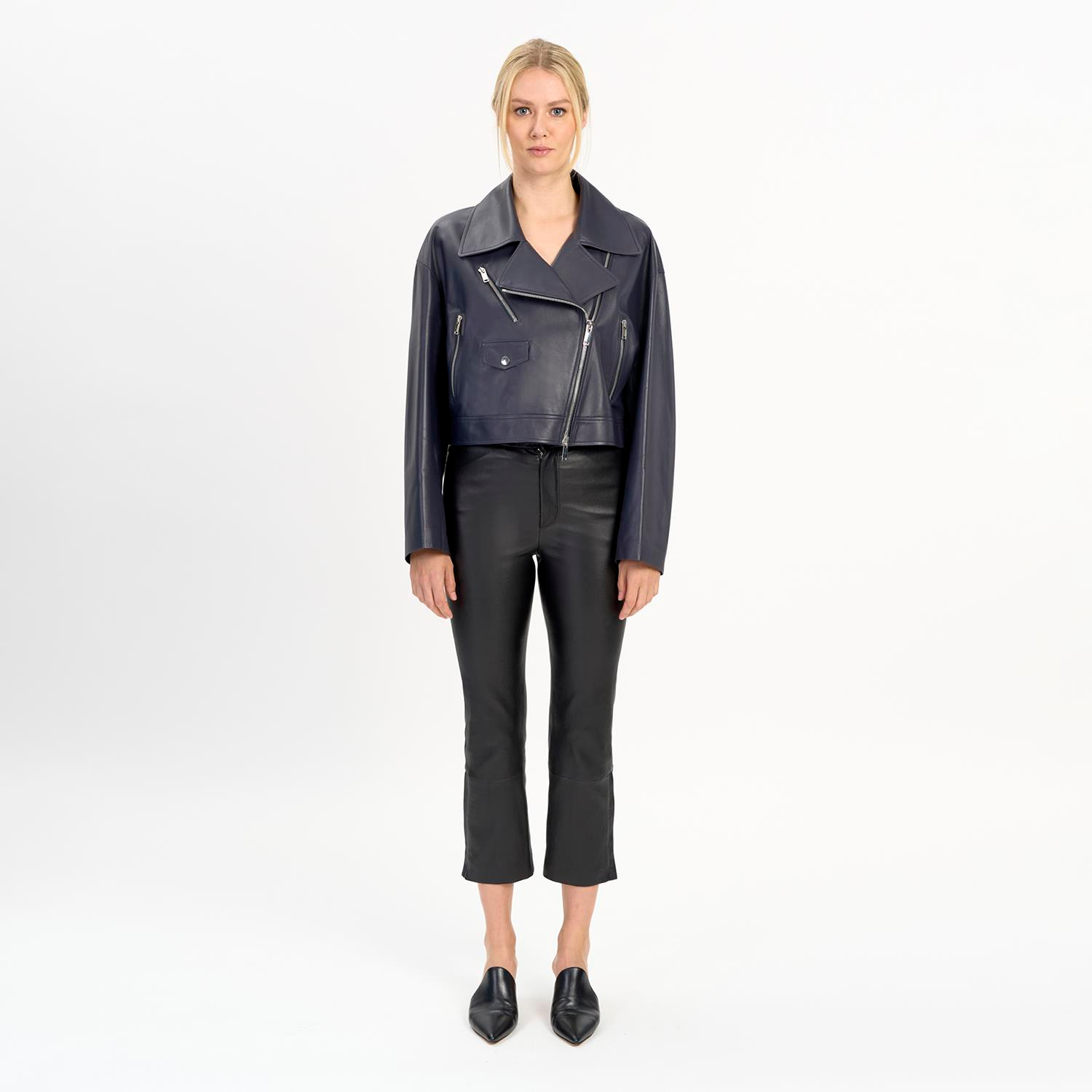 K14517 | Leather Biket Jacket