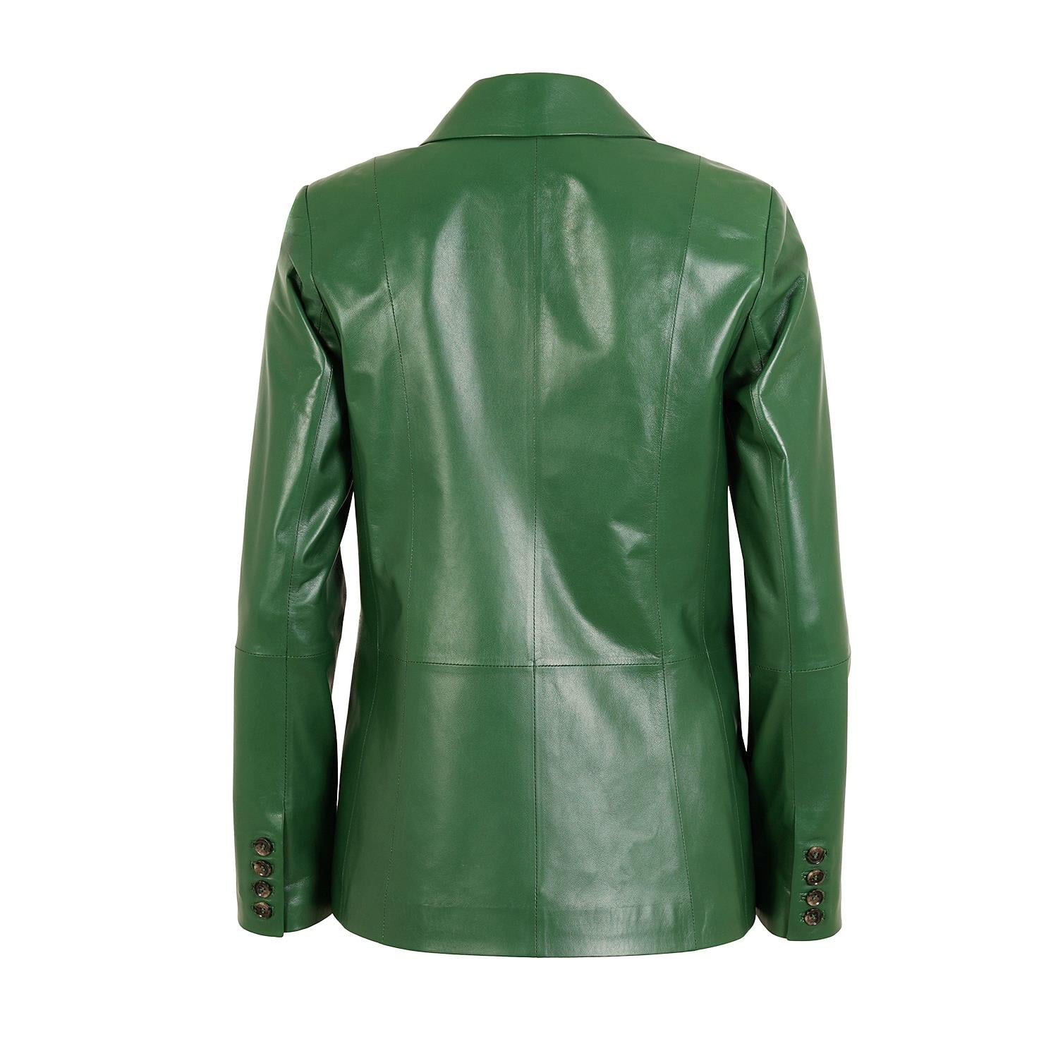 K14519 | Leather Blazer Jacket