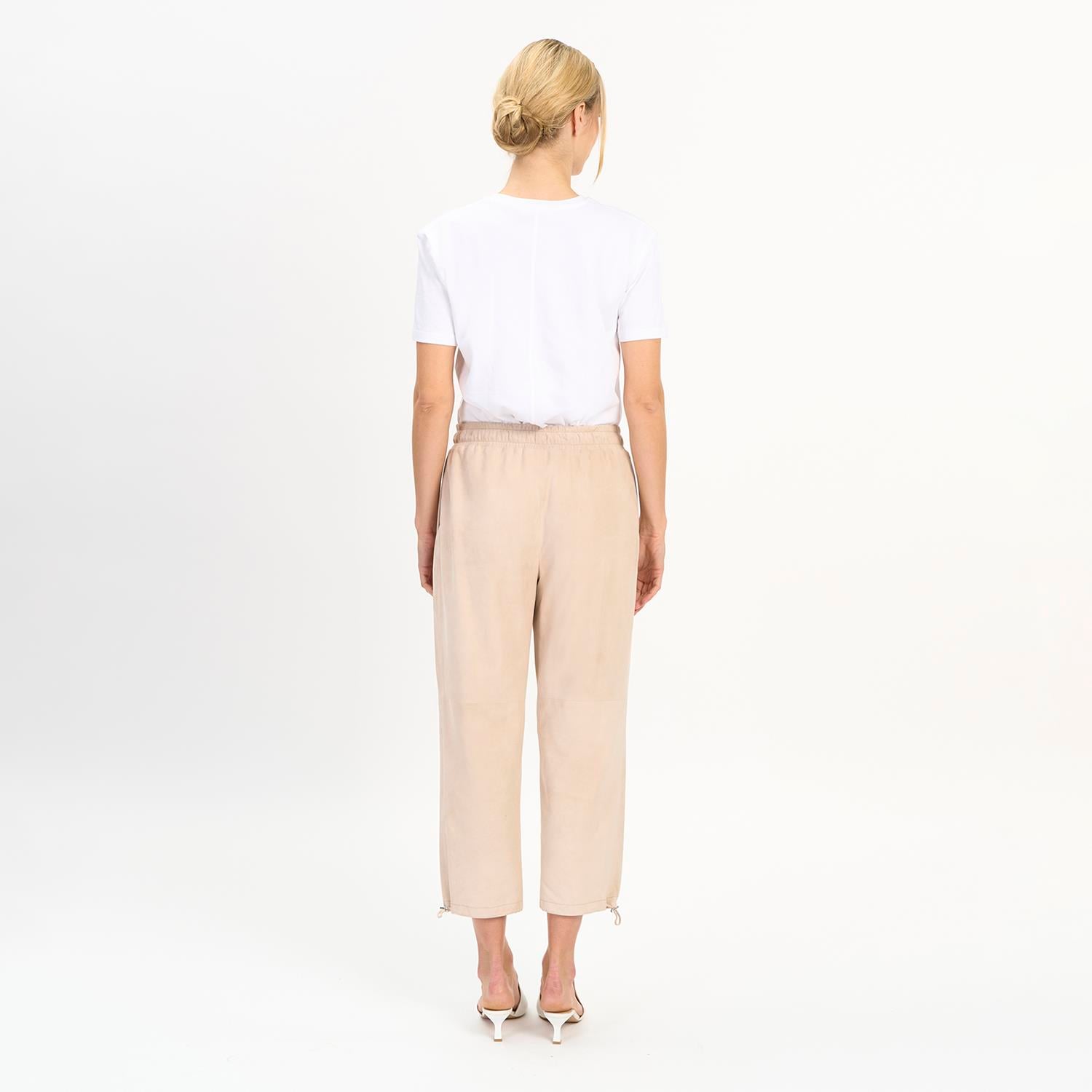 K14538 | Leather Jogging Pants