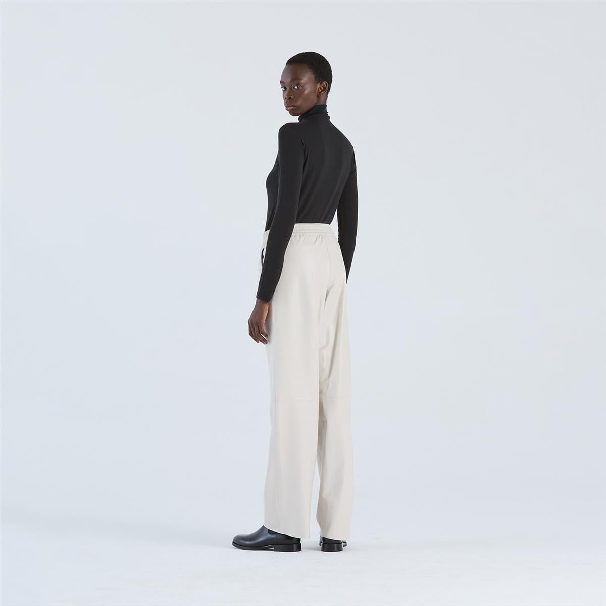 K14748 | Wide Leg Waist String Pants