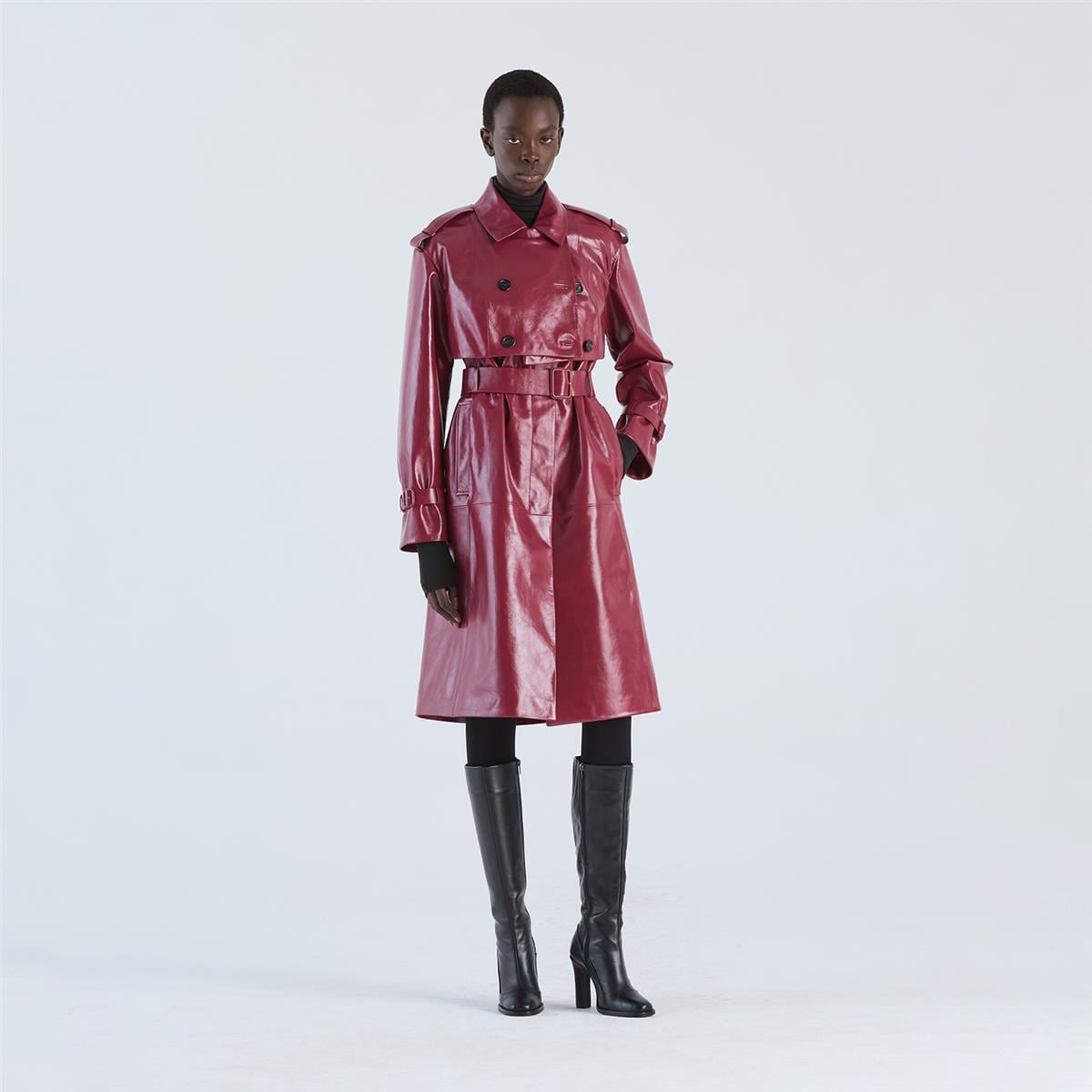 K14760| Detachable Trench Coat