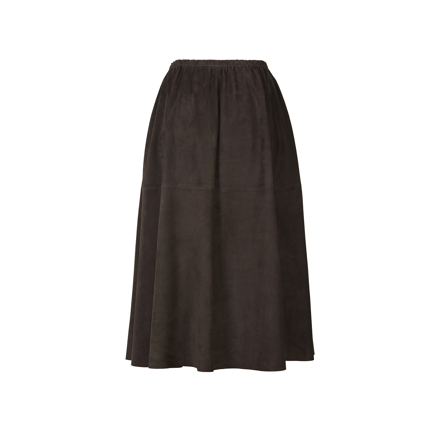 K14901_ |  LEATHER ROUTE SKIRT