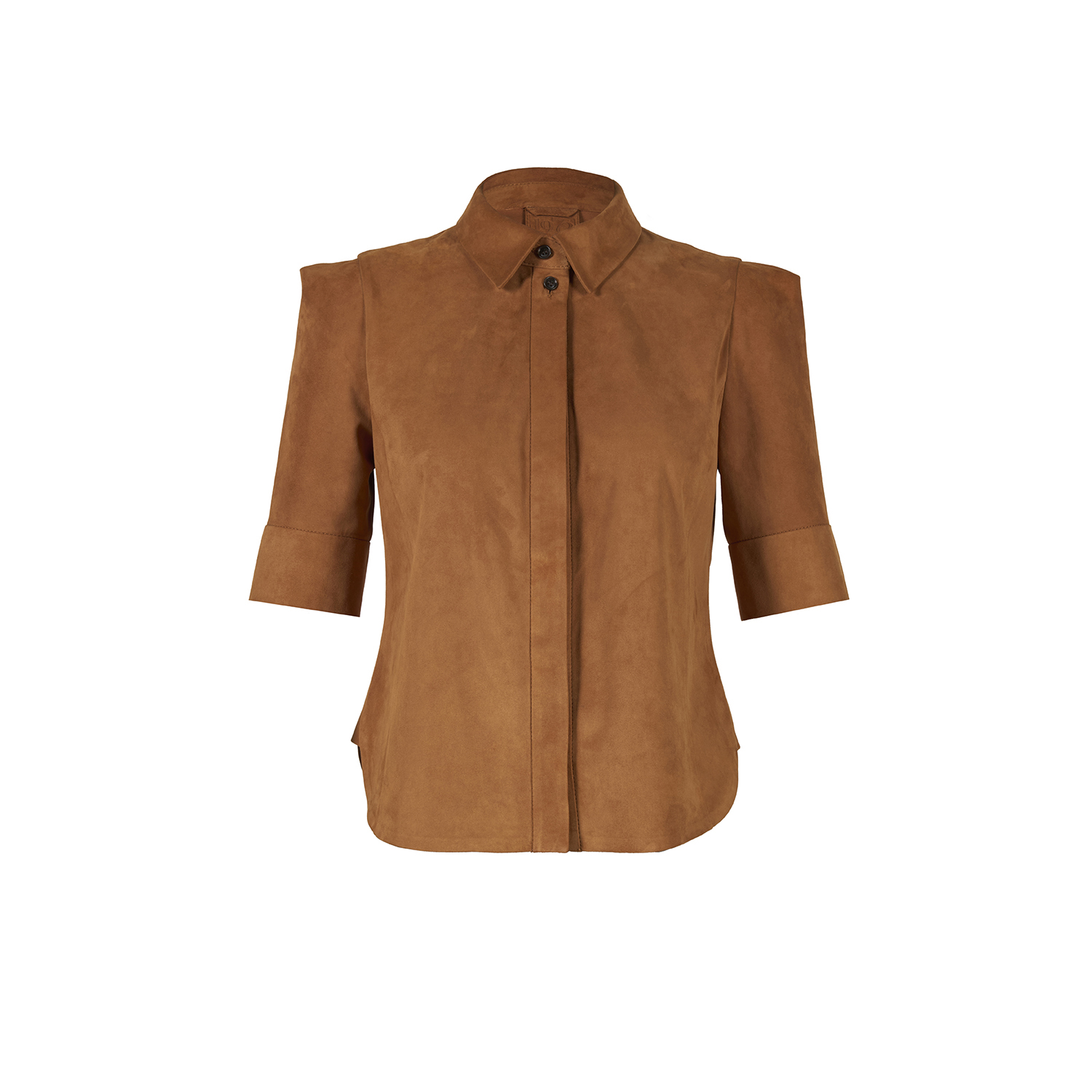 K14902 | LEATHER MINI SHIRT