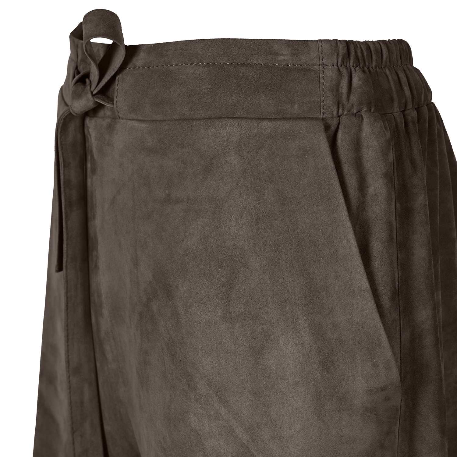 K14903 | LEATHER WIDE LEG PANTS