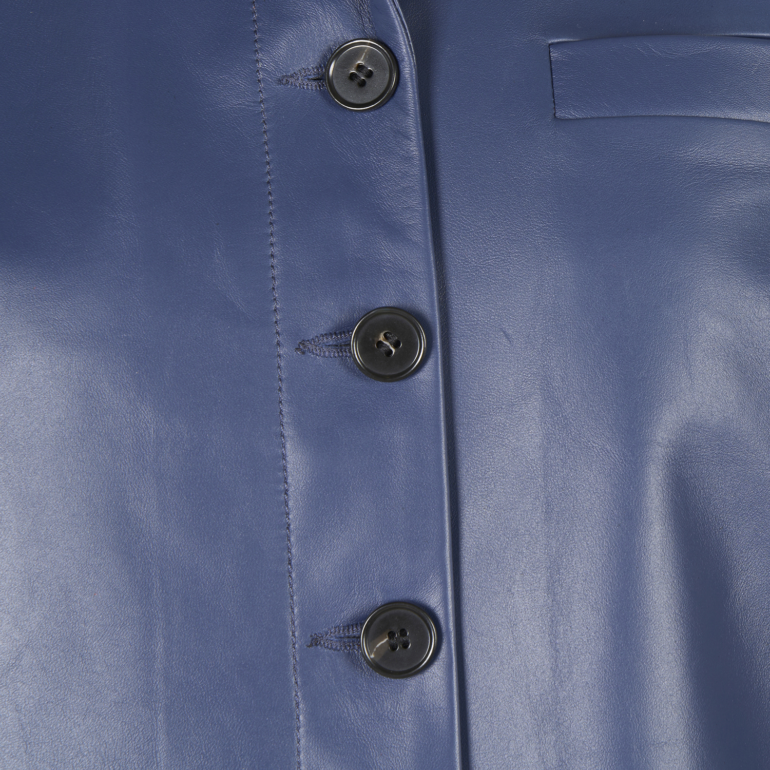 K14917 | LEATHER CROPPED PYJAMA SHIRT