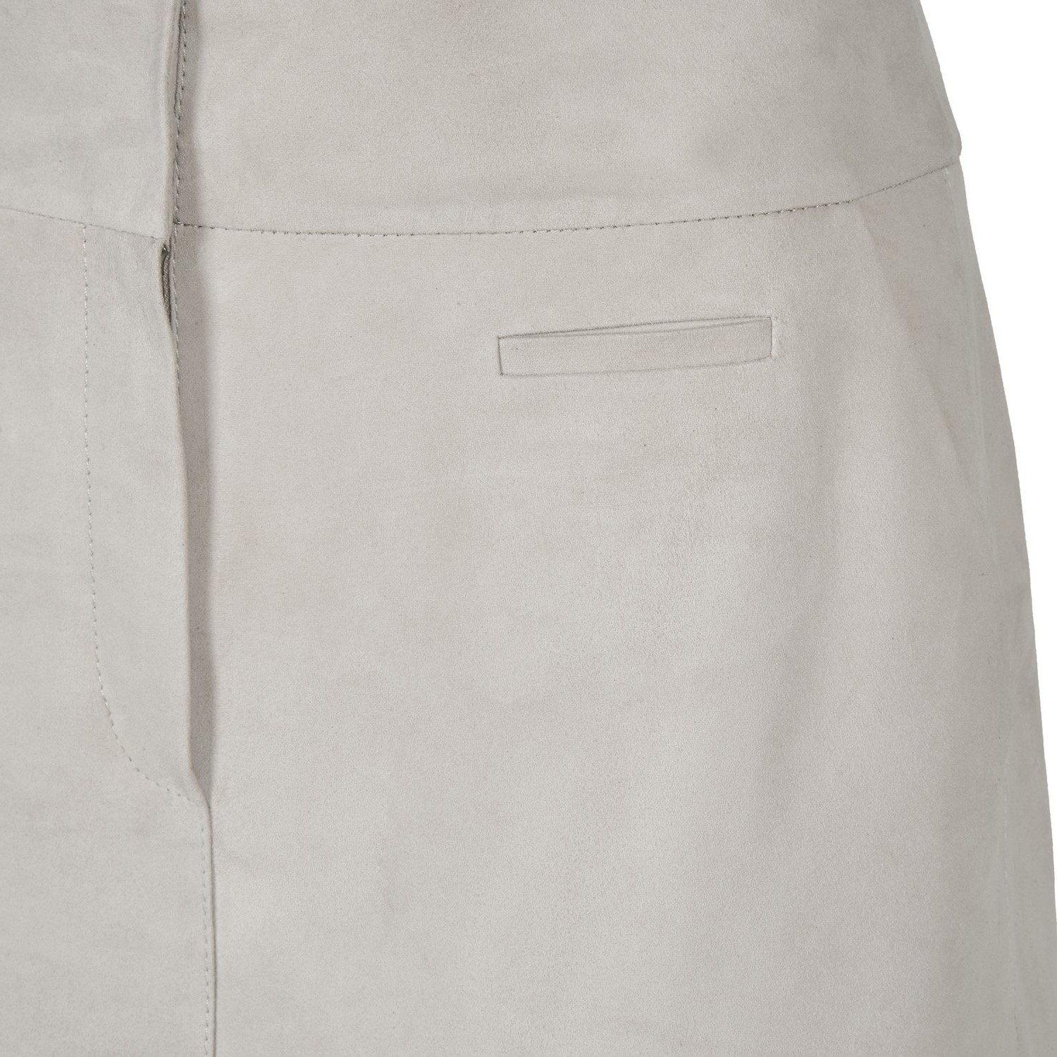 K14919_ |  LEATHER A-LINE LONGETTE SKIRT