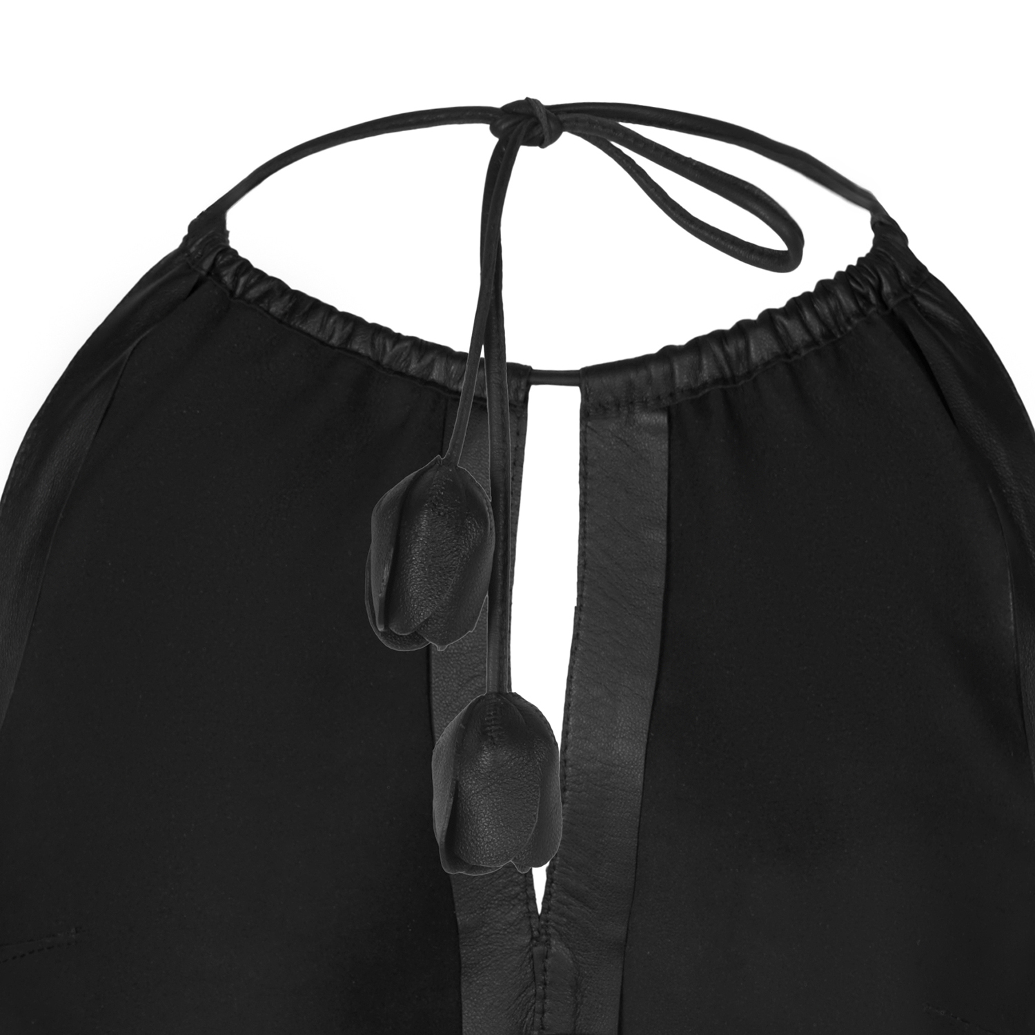 K14922 | LEATHER APRON TOP