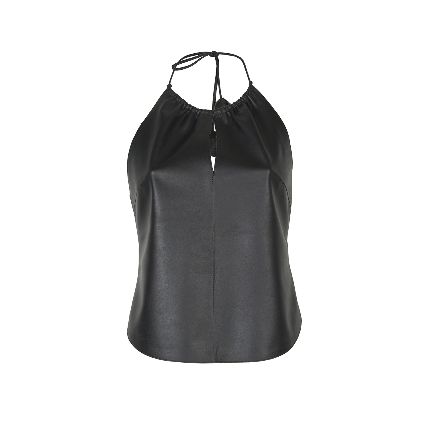 K14922 | LEATHER APRON TOP
